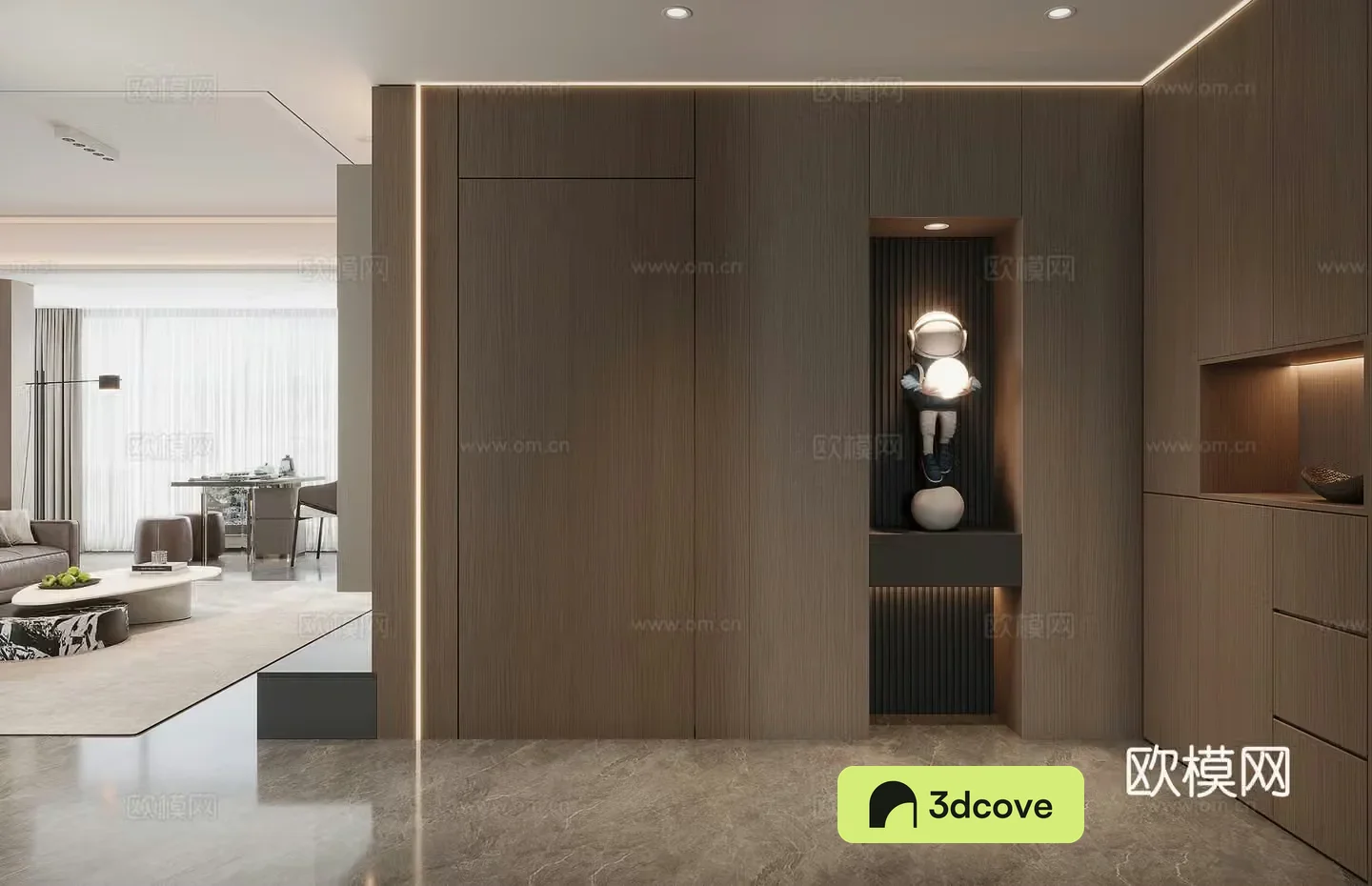 Modern Italian entrance