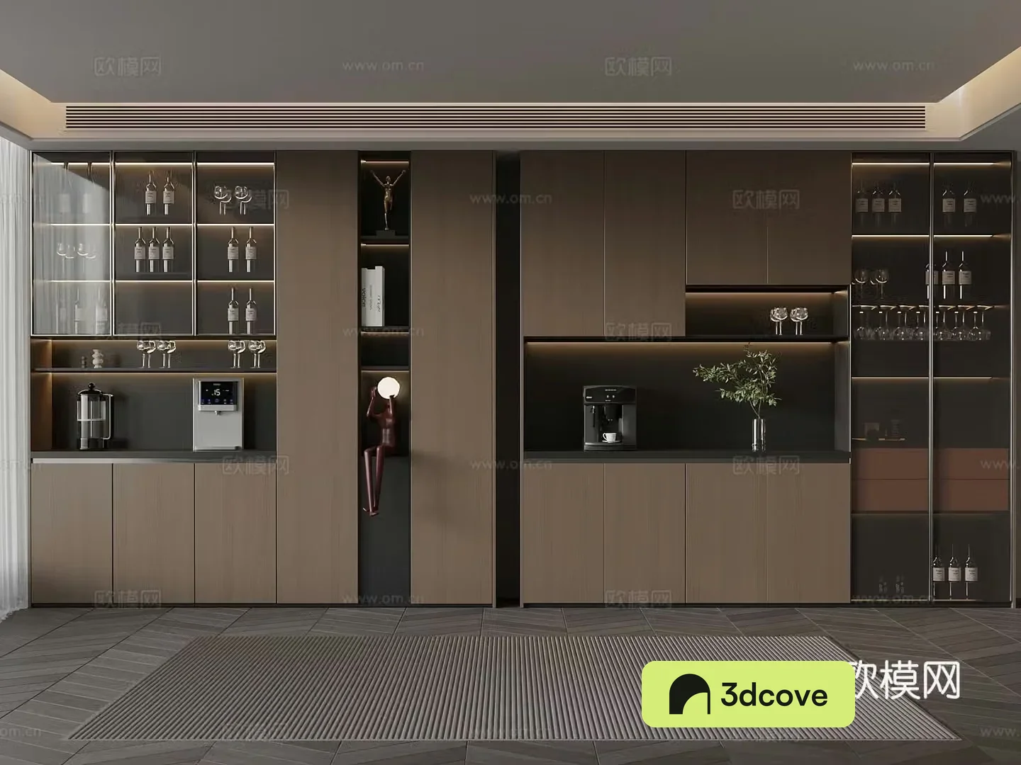 Modern wine cabinet