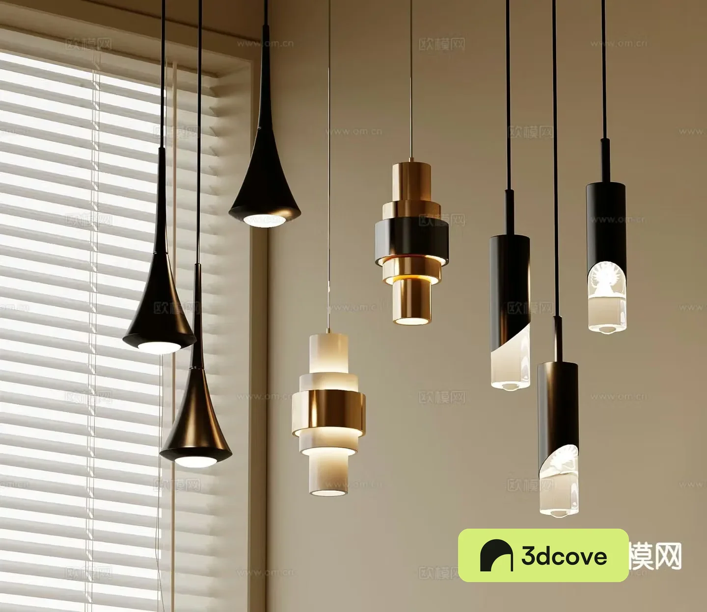 Bedside small chandelier