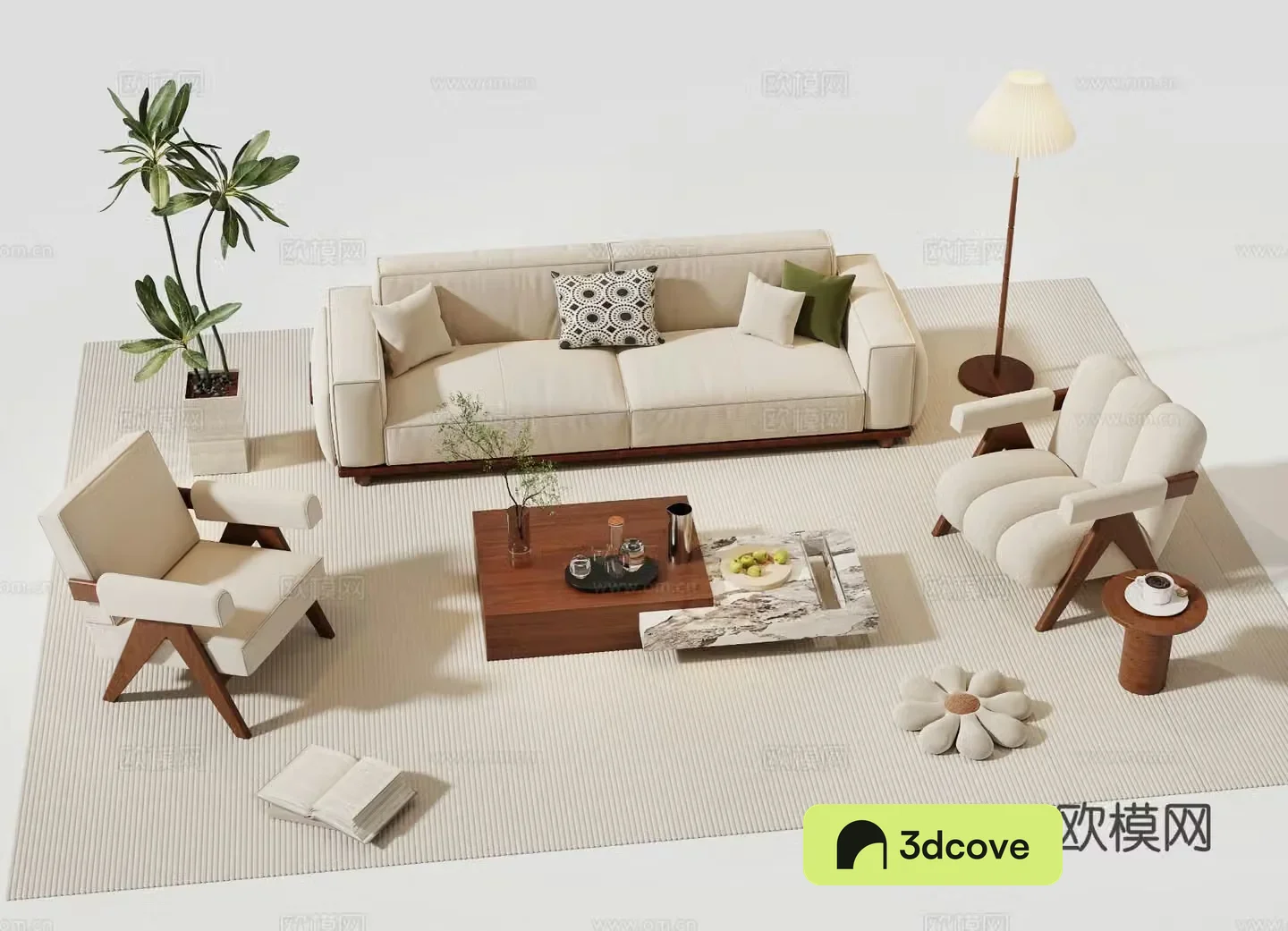Medieval style modular sofa