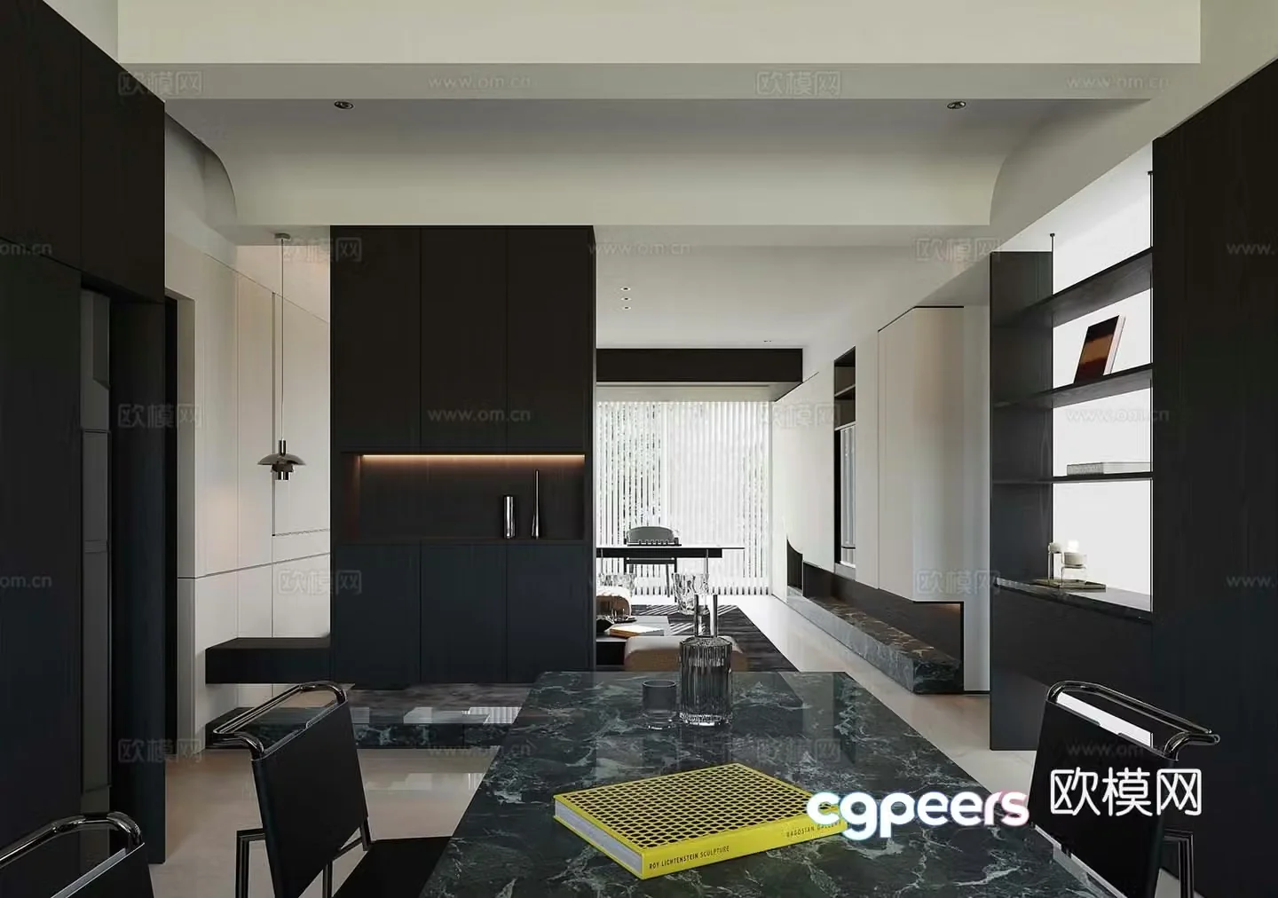 Italian restaurant 3d model