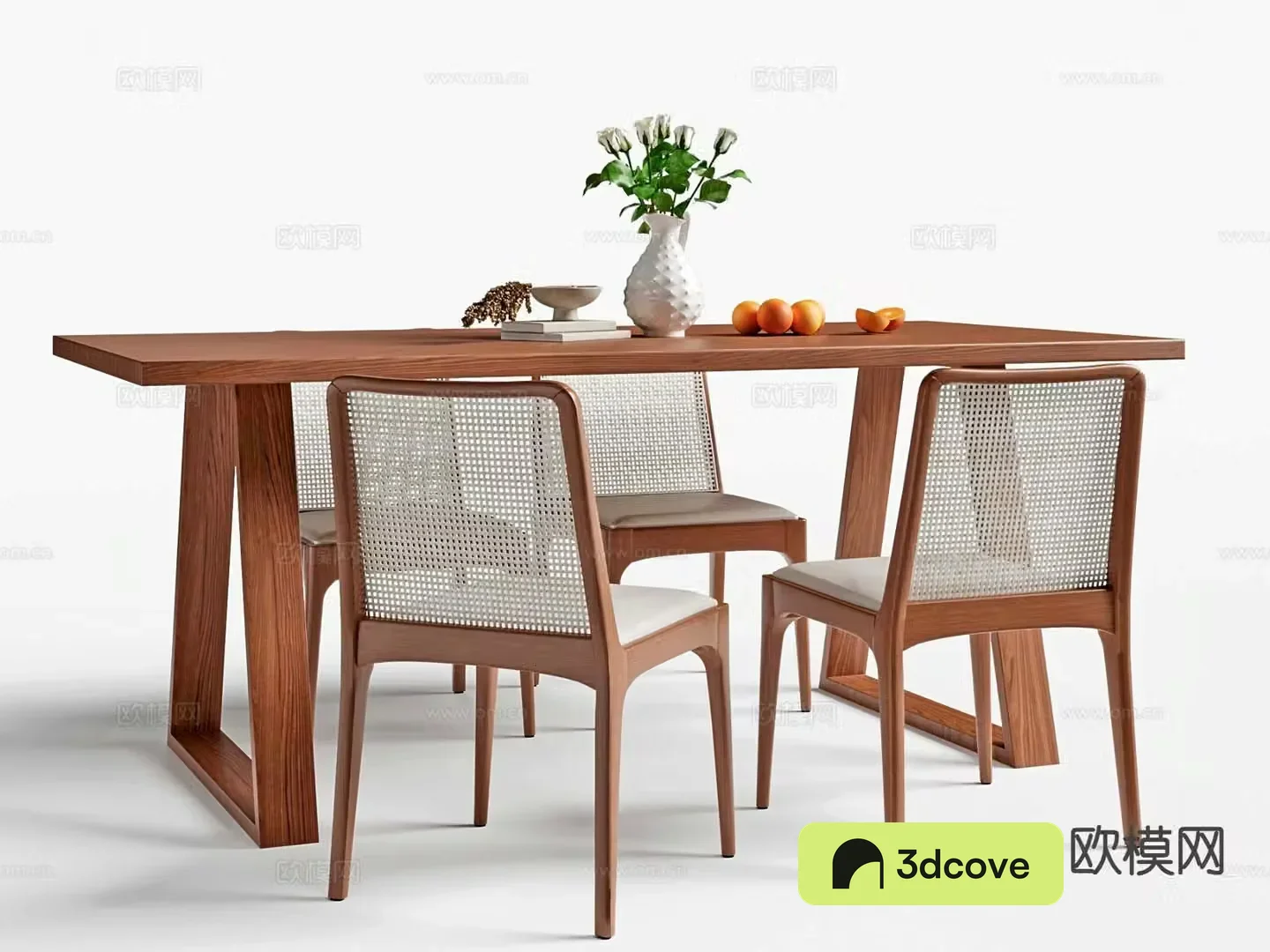 New Chinese dining table and chairs