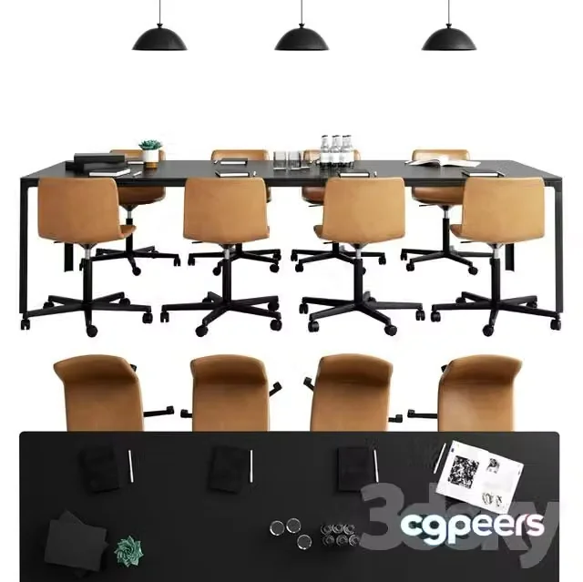 3ds Max Free – Fredericia_Pato_Chair _ & _ Mesa_Table