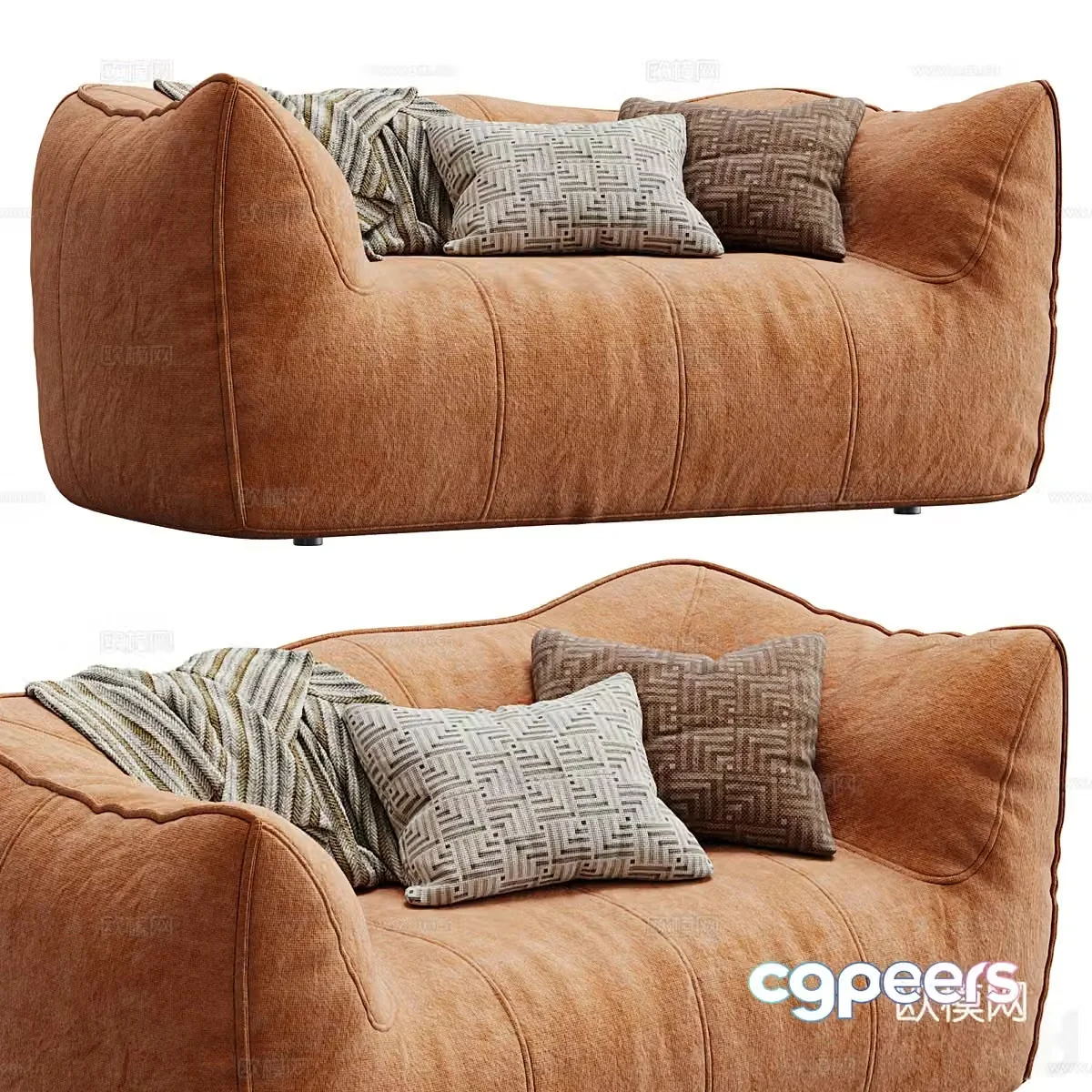 Multiplayer sofa 3d model