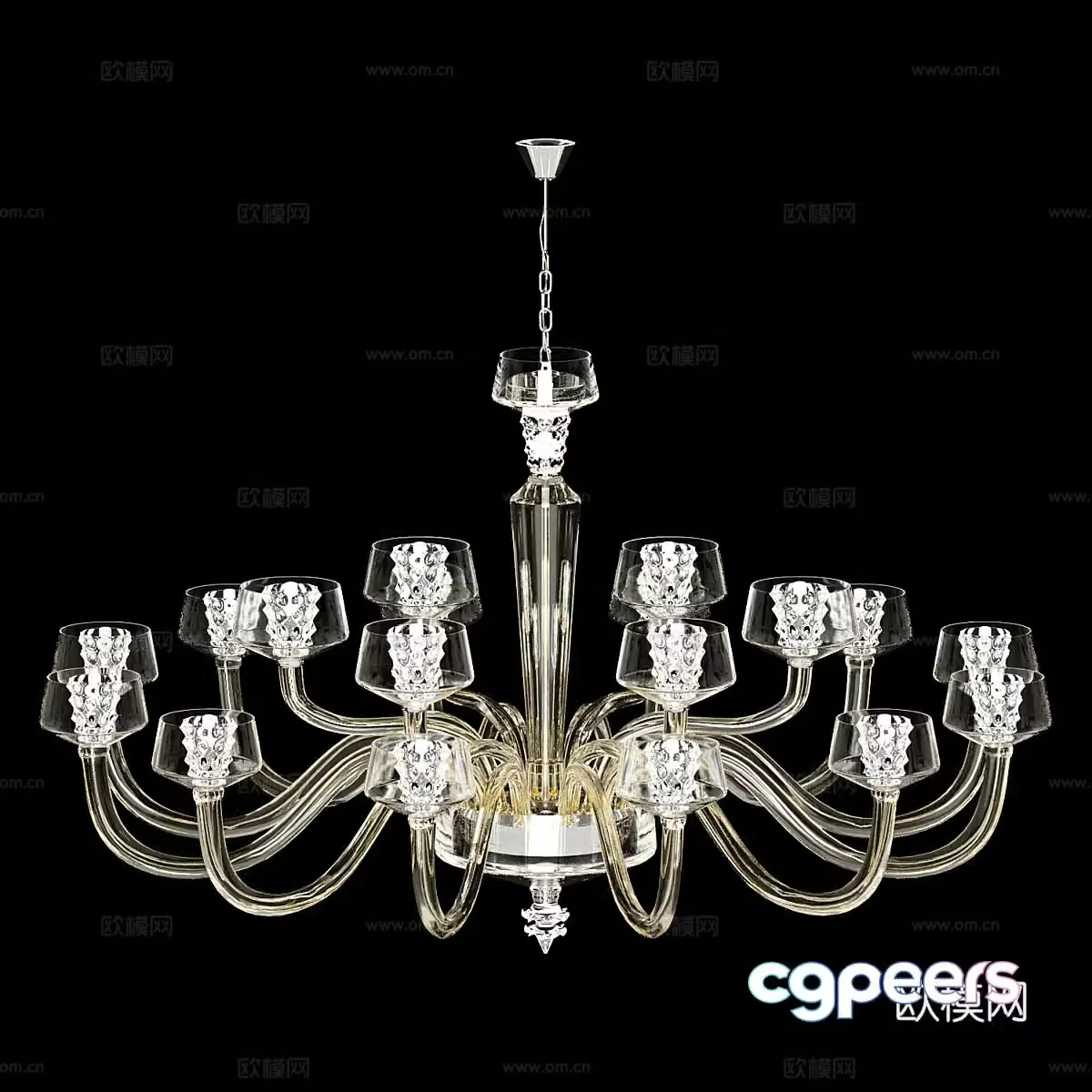 Modern simple chandeliers chandeliers simple chandeliers restaurant chandeliers light luxury chandeliers lamps 3d model