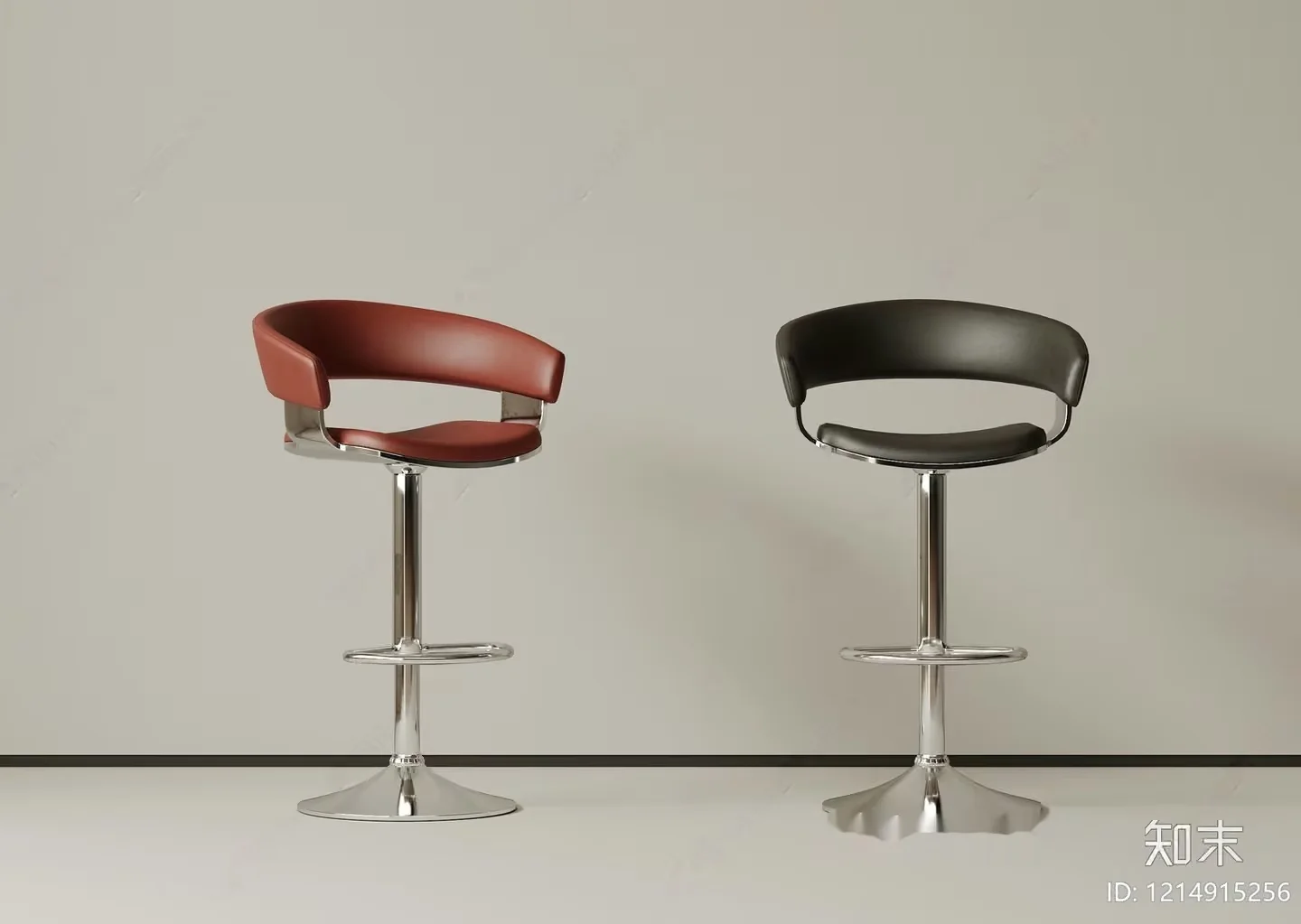 Modern Bar Stools 3D Model – 15175 – VRAY Render