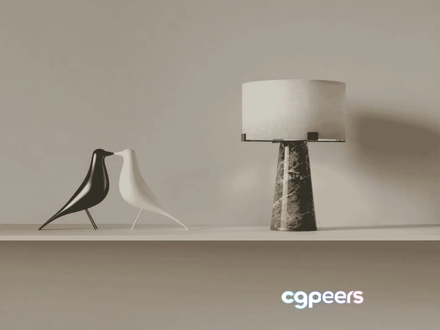 Modern Table Lamp 3D Model – 14920 – VRAY Render