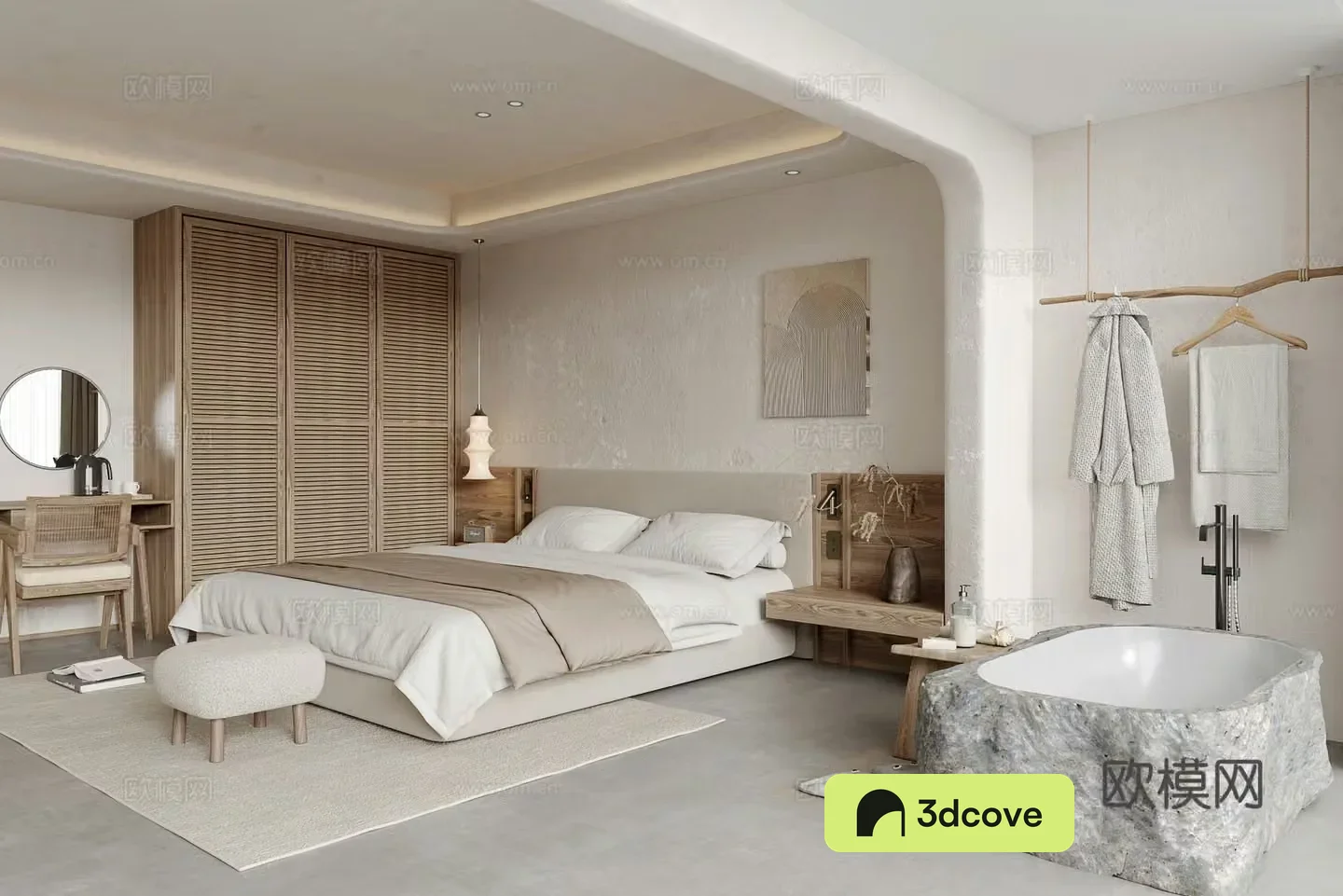 Wasabi B&B Room 3D Model