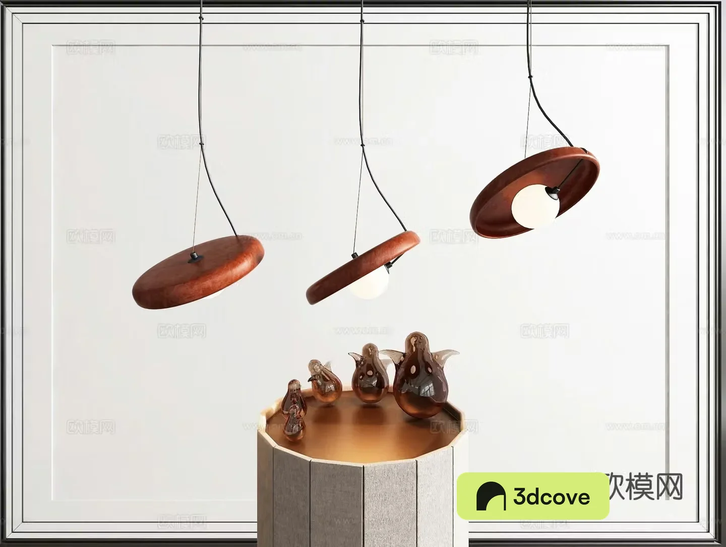 Medieval style bedside chandelier