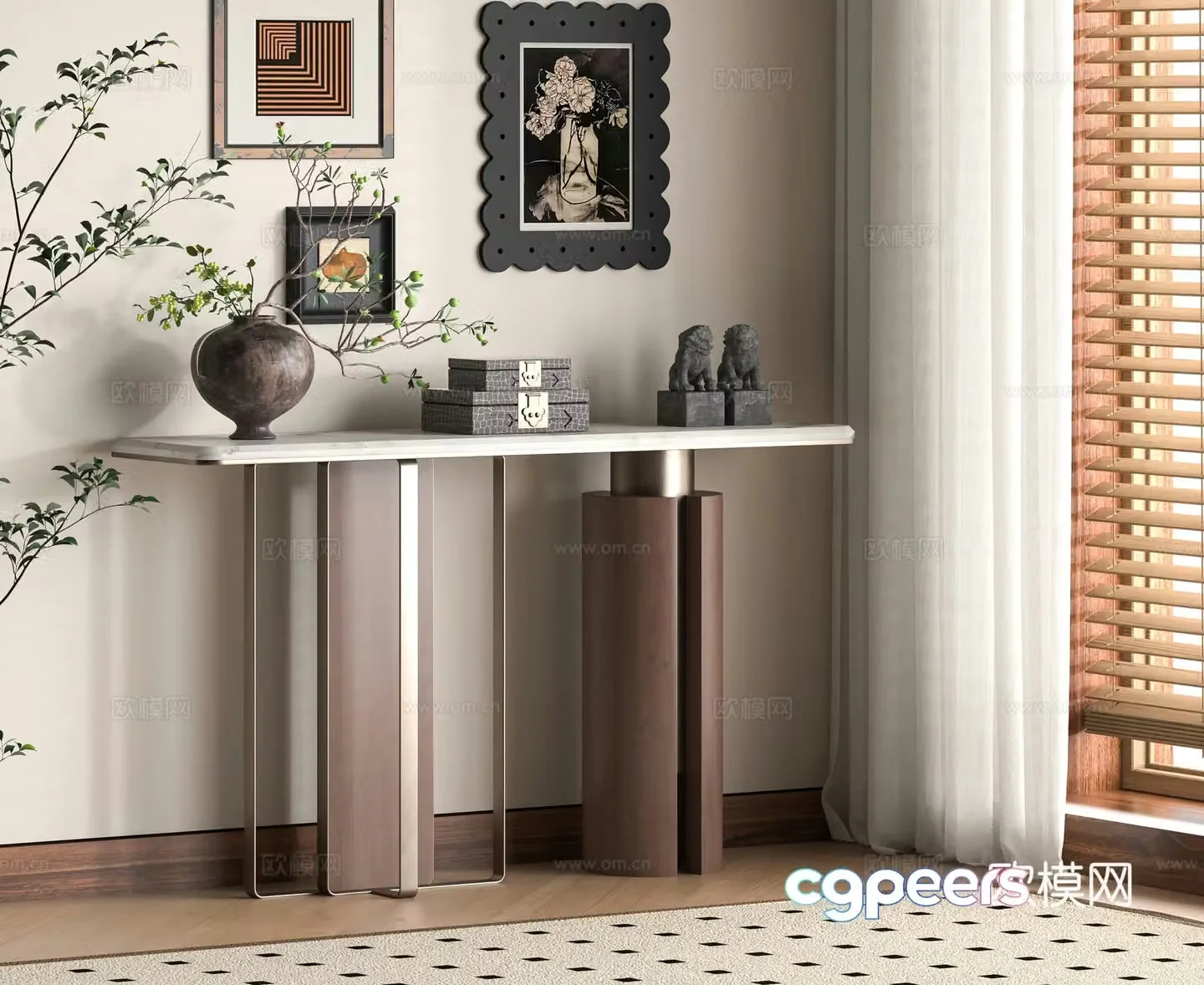 Modern 3D model