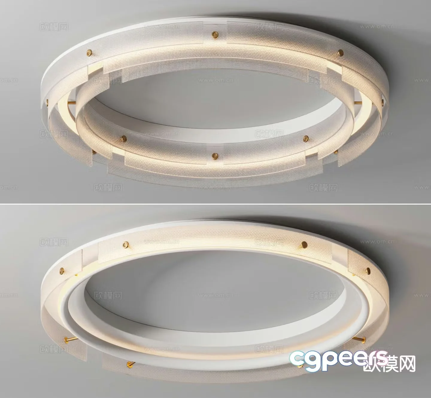 Light luxury ceiling lamp living room ceiling lamp 3d model