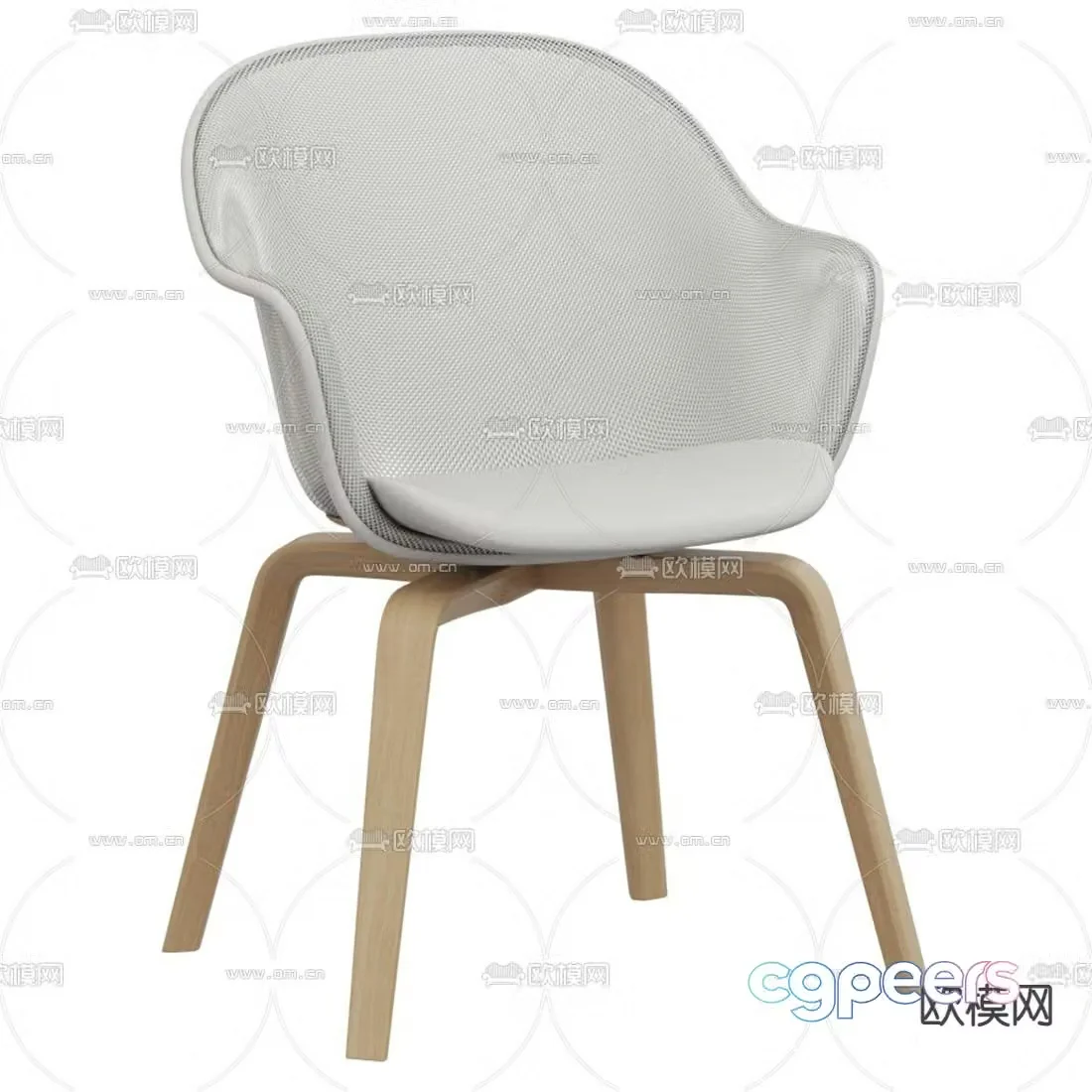B&B italia modern mesh negotiation chair class chair 3d model