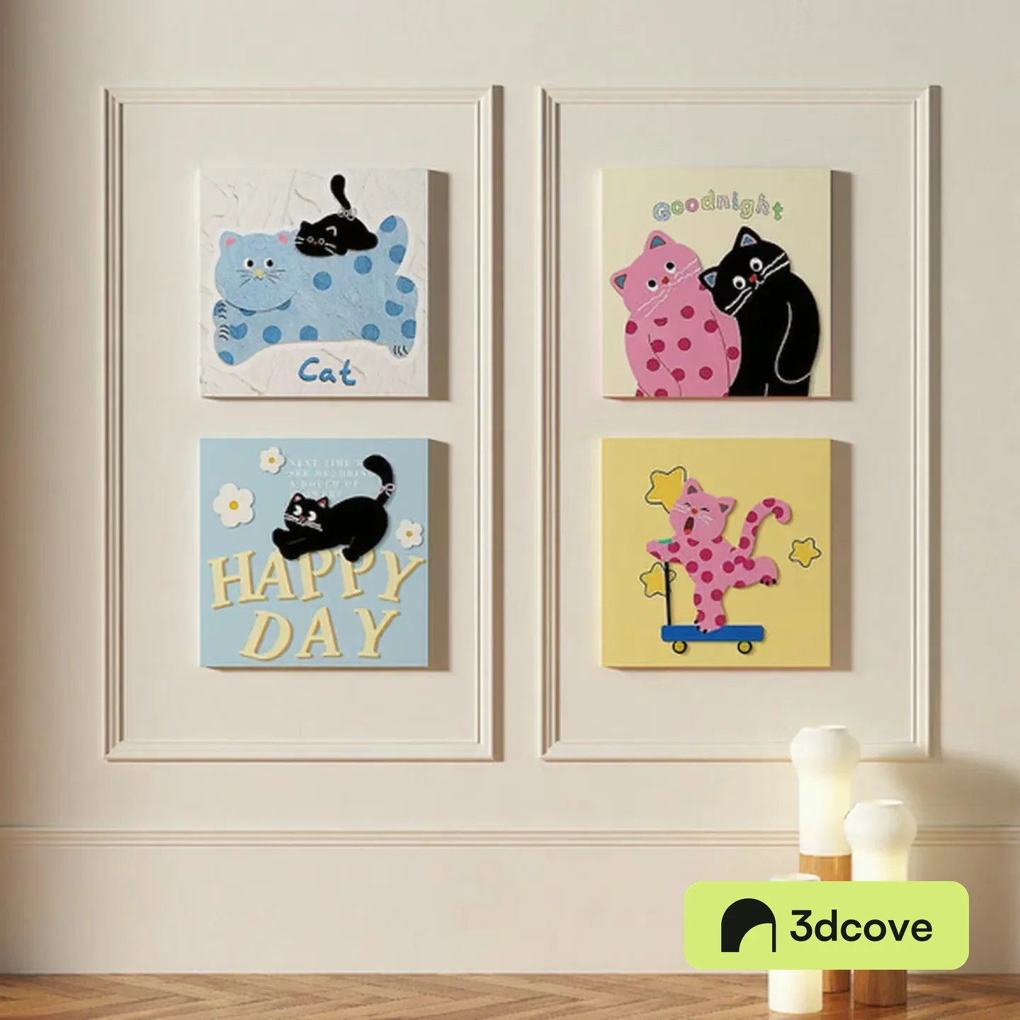 Cat-Themed Artwork
