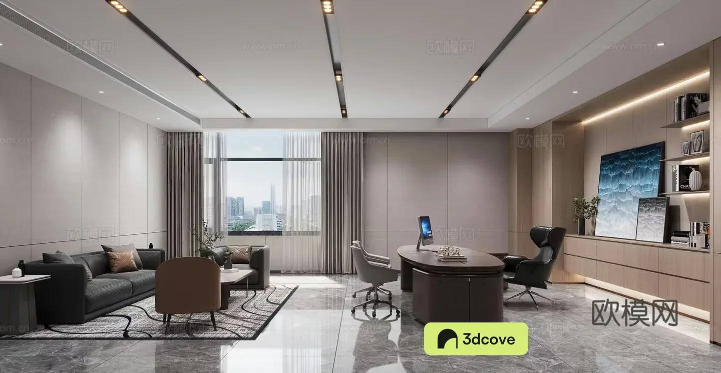 Modern Chairman’s Office General Manager’s Office
