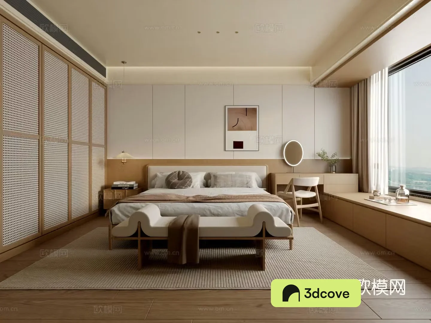 Log wind bedroom