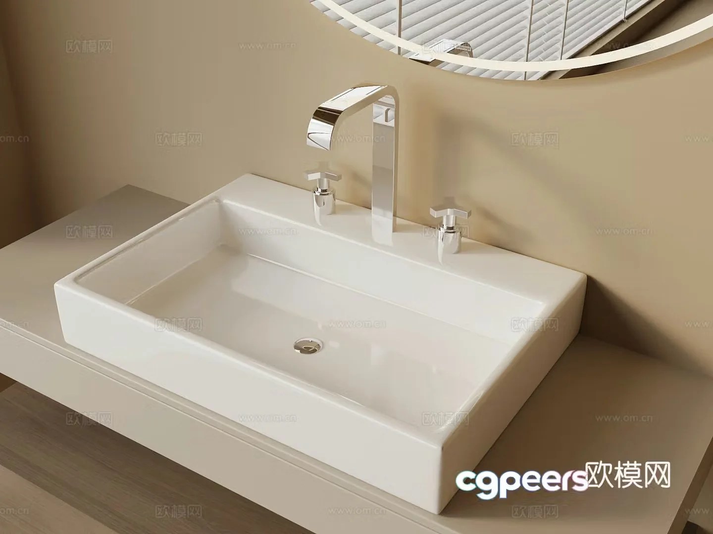 Washbasin sink 3d model