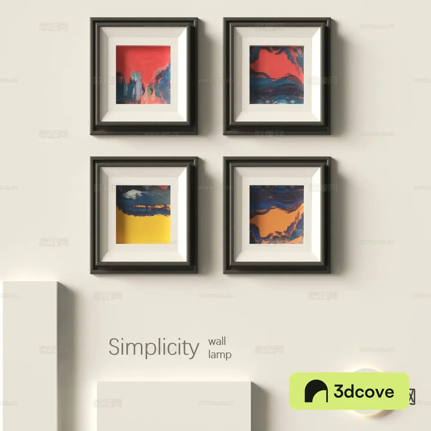 Modern decorative hanging painting retro hanging painting
