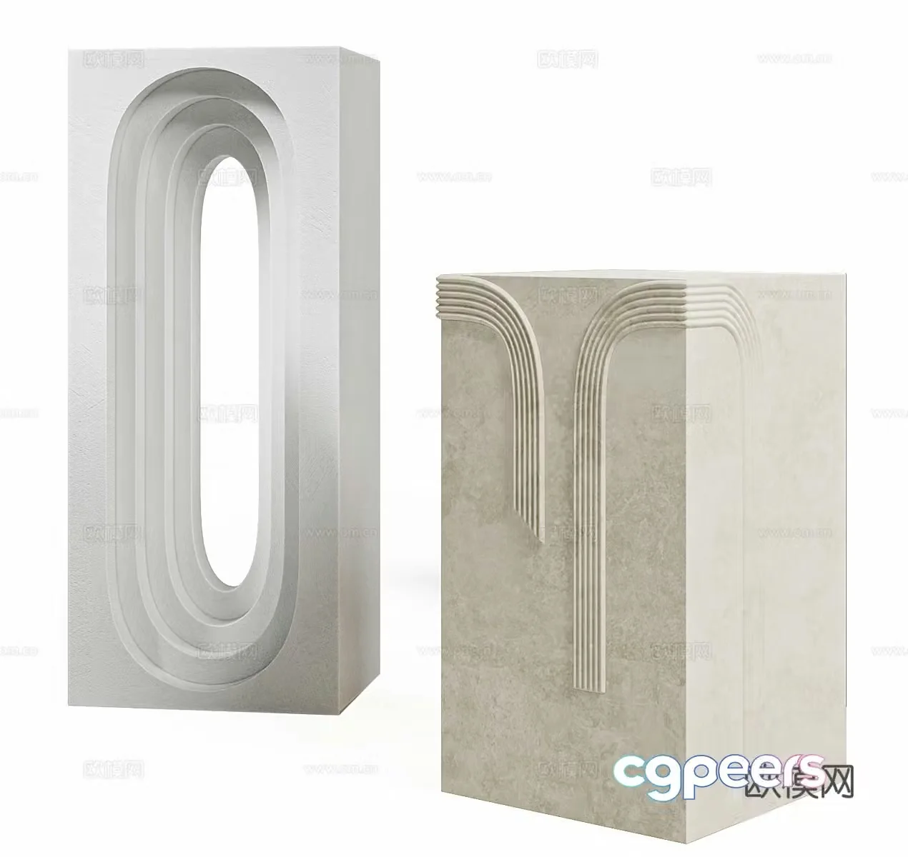 Wasabi sculpture ornaments plaster sculpture ornaments retro sculpture ornaments homestay sculpture ornaments entrance sculpture 3D model