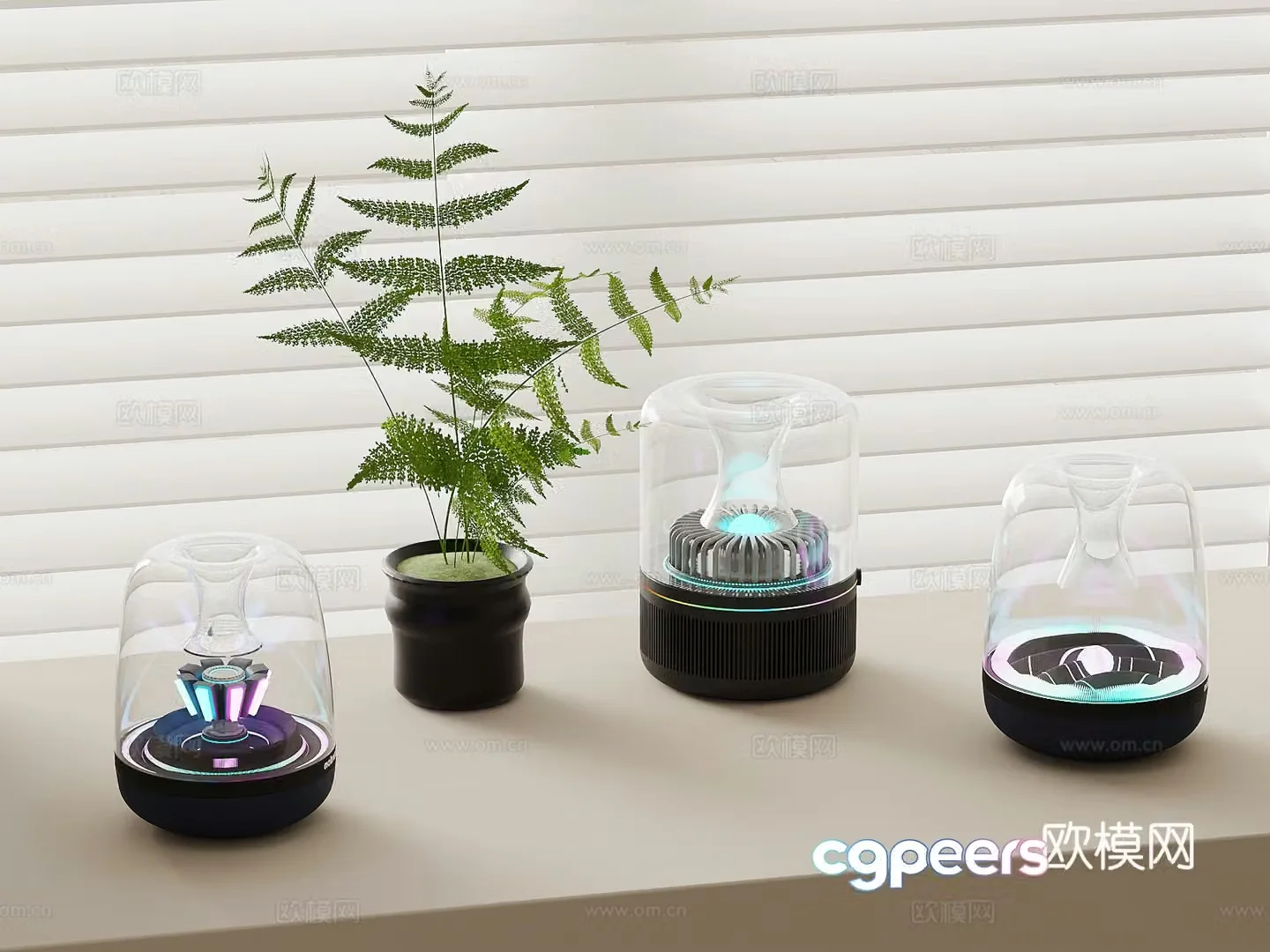 Modern audio small speaker mini speaker 3d model