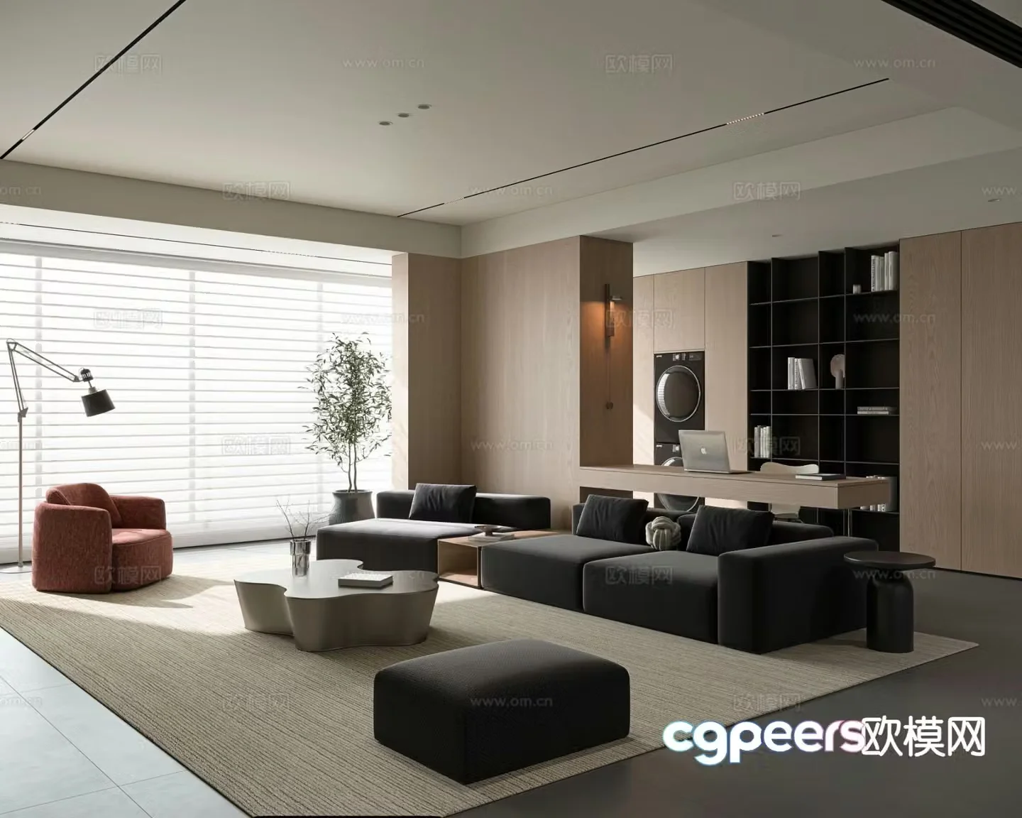 Italian living room 3d model