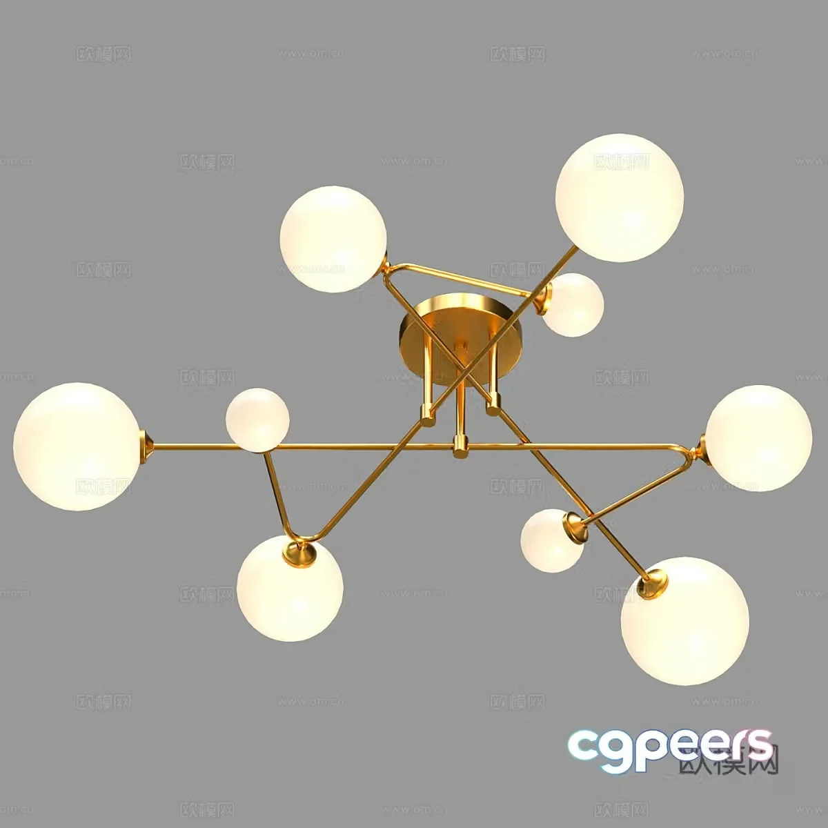 Modern simple light luxury chandeliers chandeliers simple light luxury chandeliers dining chandeliers living room chandeliers lamps 3d model