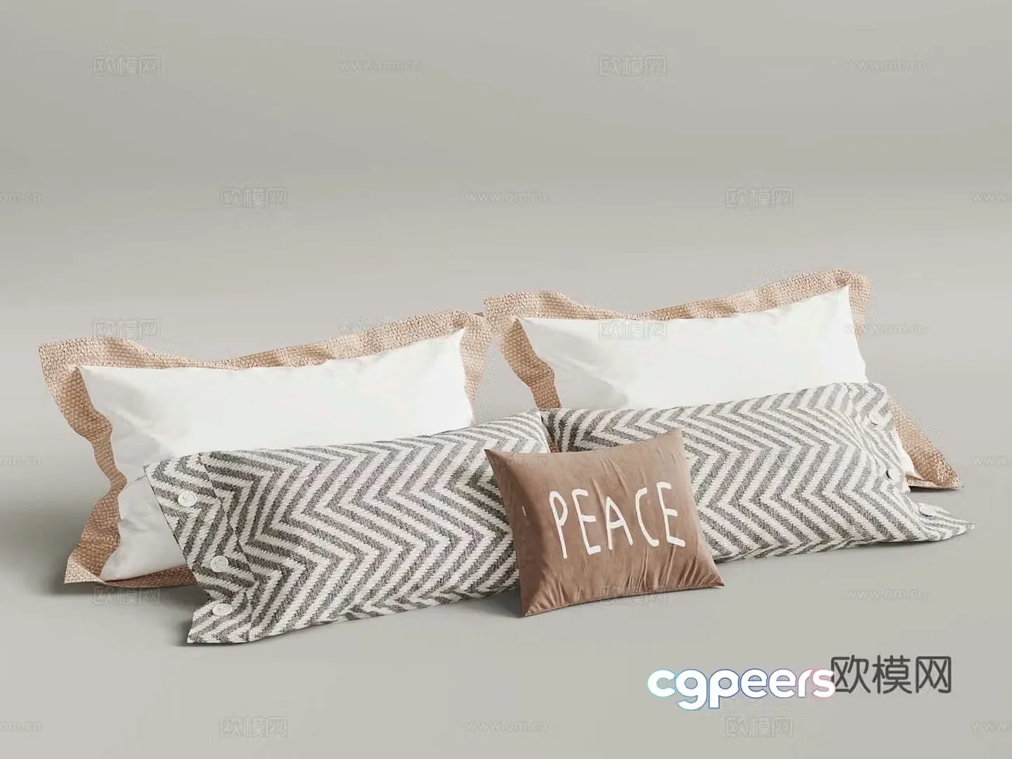 Modern pillow pillow 3d model