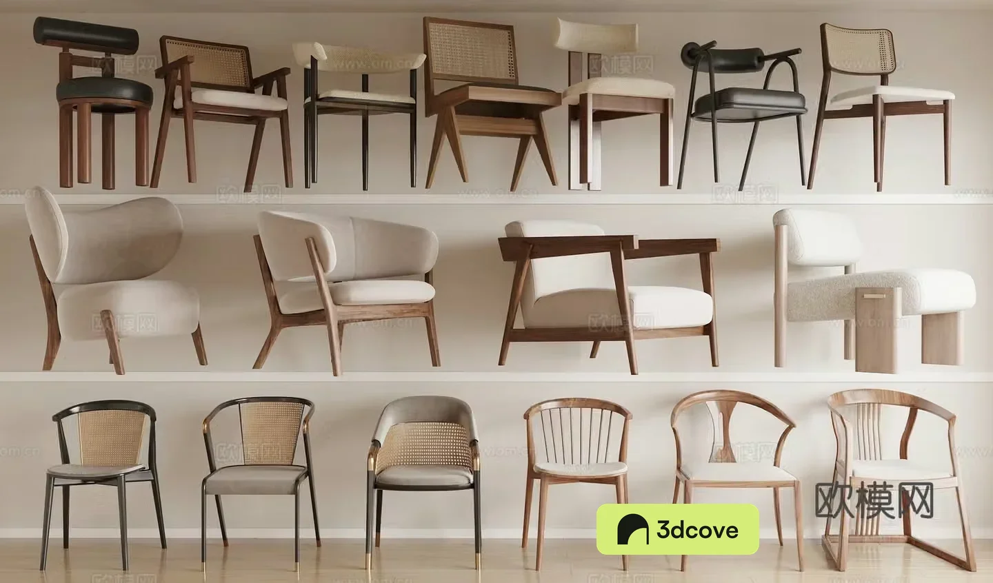 New Chinese -style casual chair sofa chair rattan compile