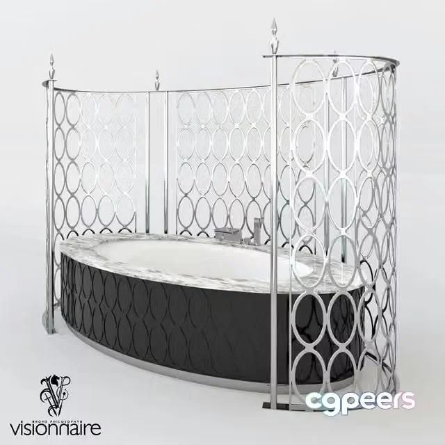 3ds Max Free – BATHROOM VISIONNAIRE (IPE CAVALLI) SATURNIA