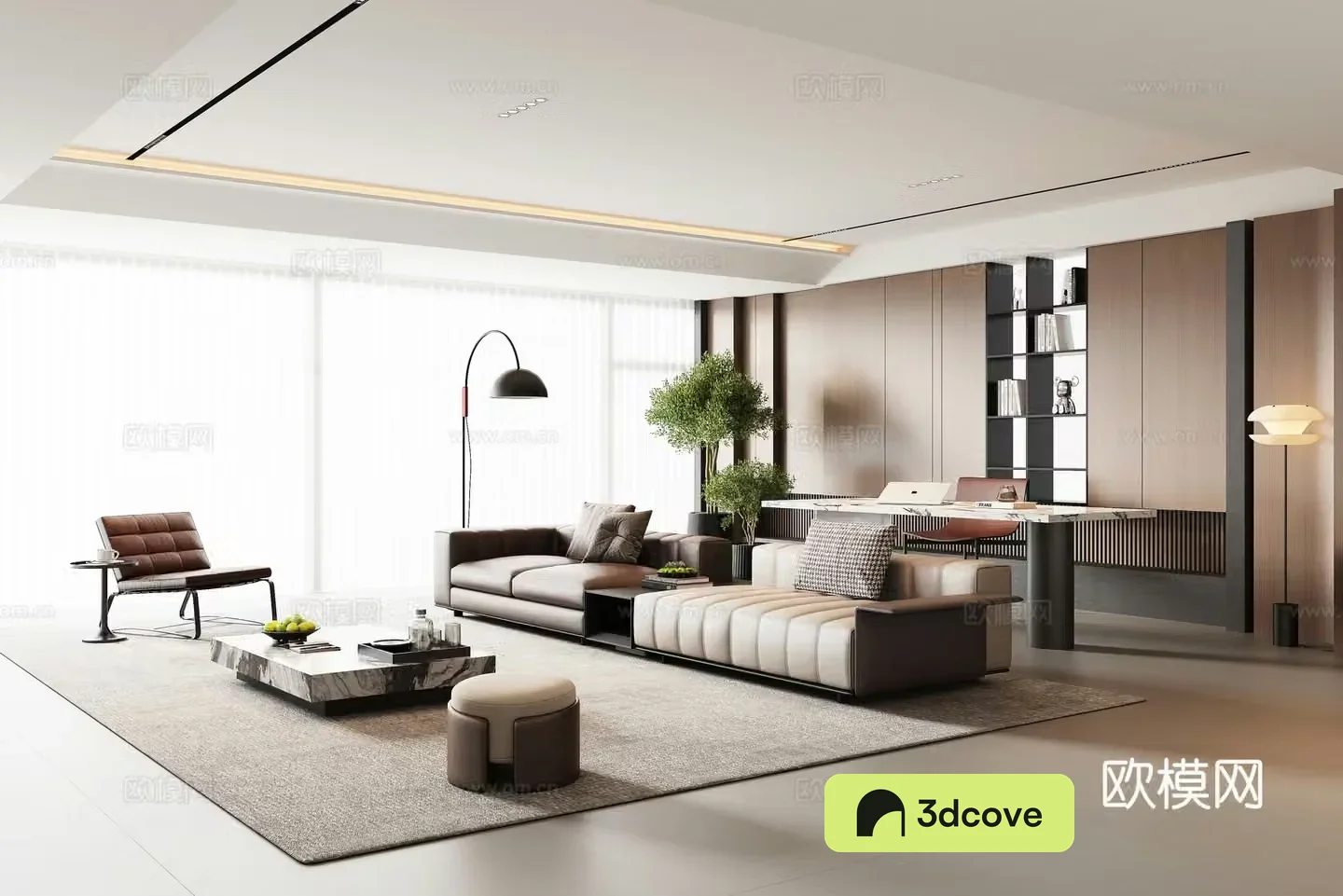 Modern Italian living room