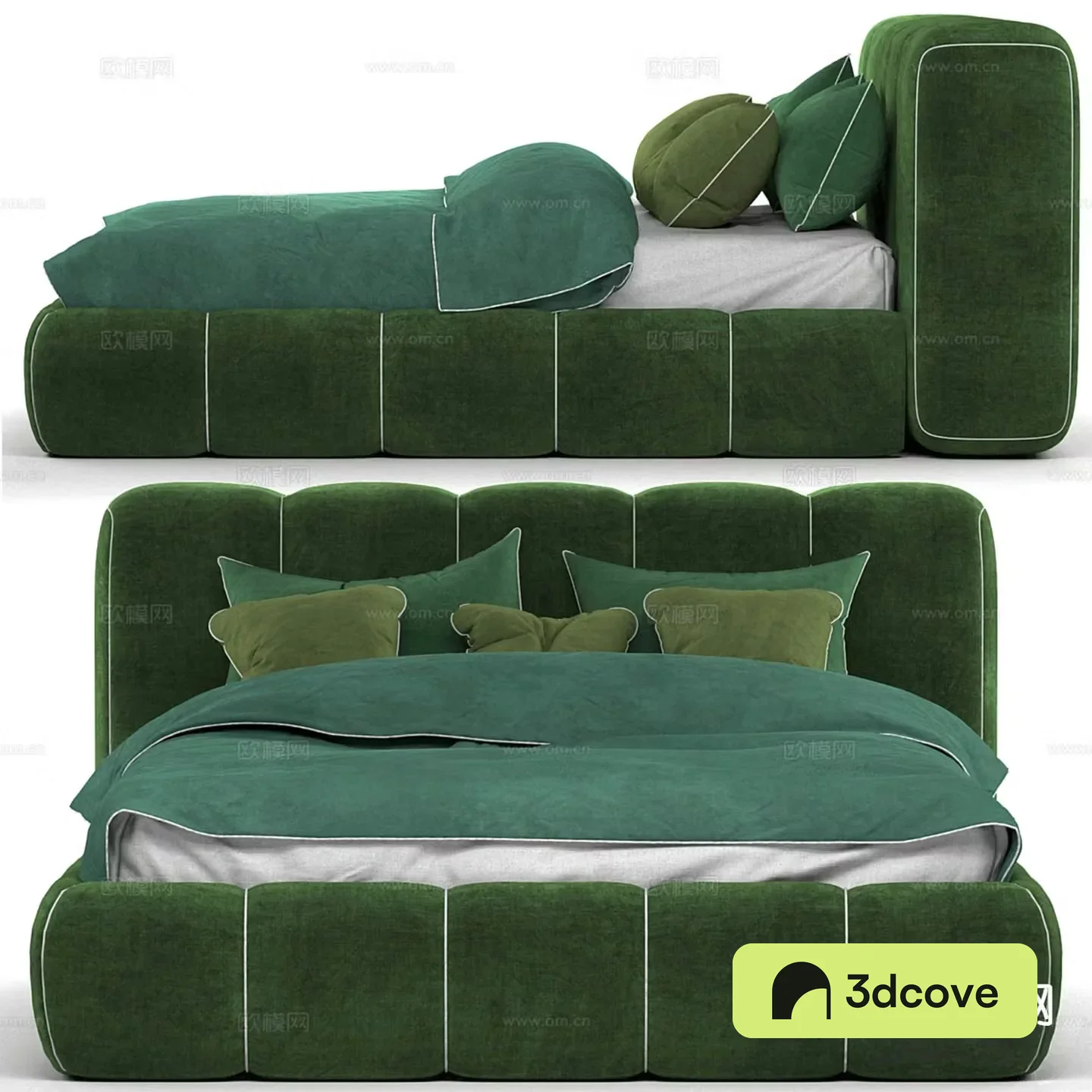 Dorelan SOFT modern double bed