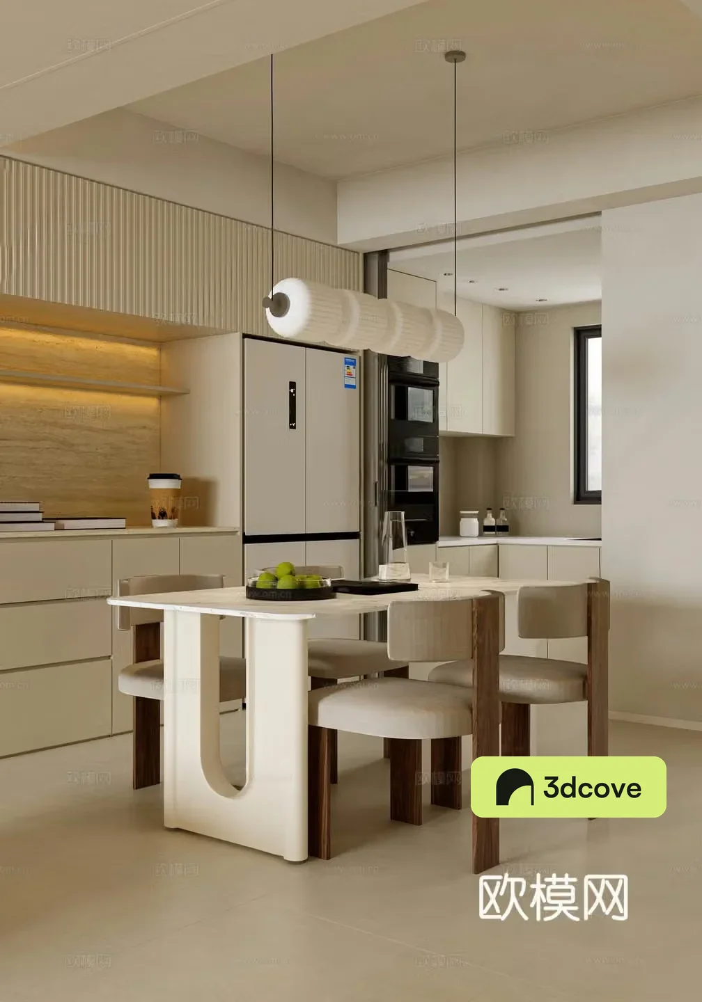 Cream style dining table and chairs marble dining table