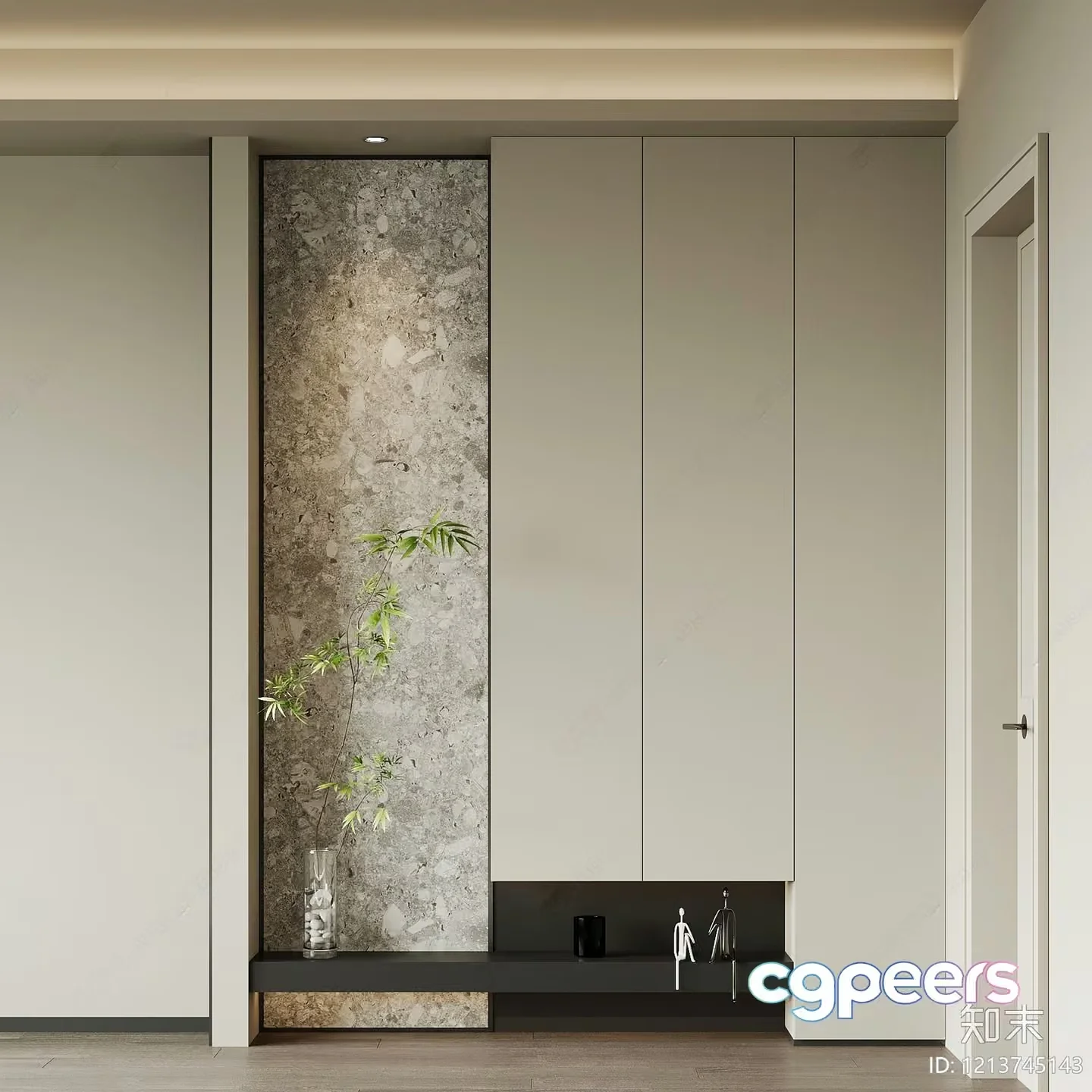 Modern Minimalist Interior 3D Model – 9548 – VRAY Render