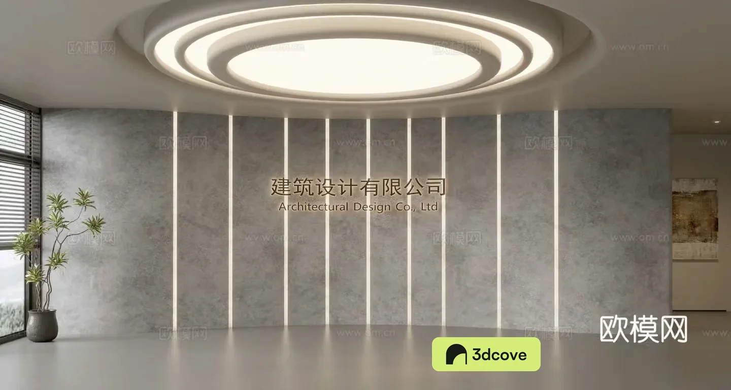 Modern front desk background wall Simple background wall Front desk reception area background wall Company front desk background wall
