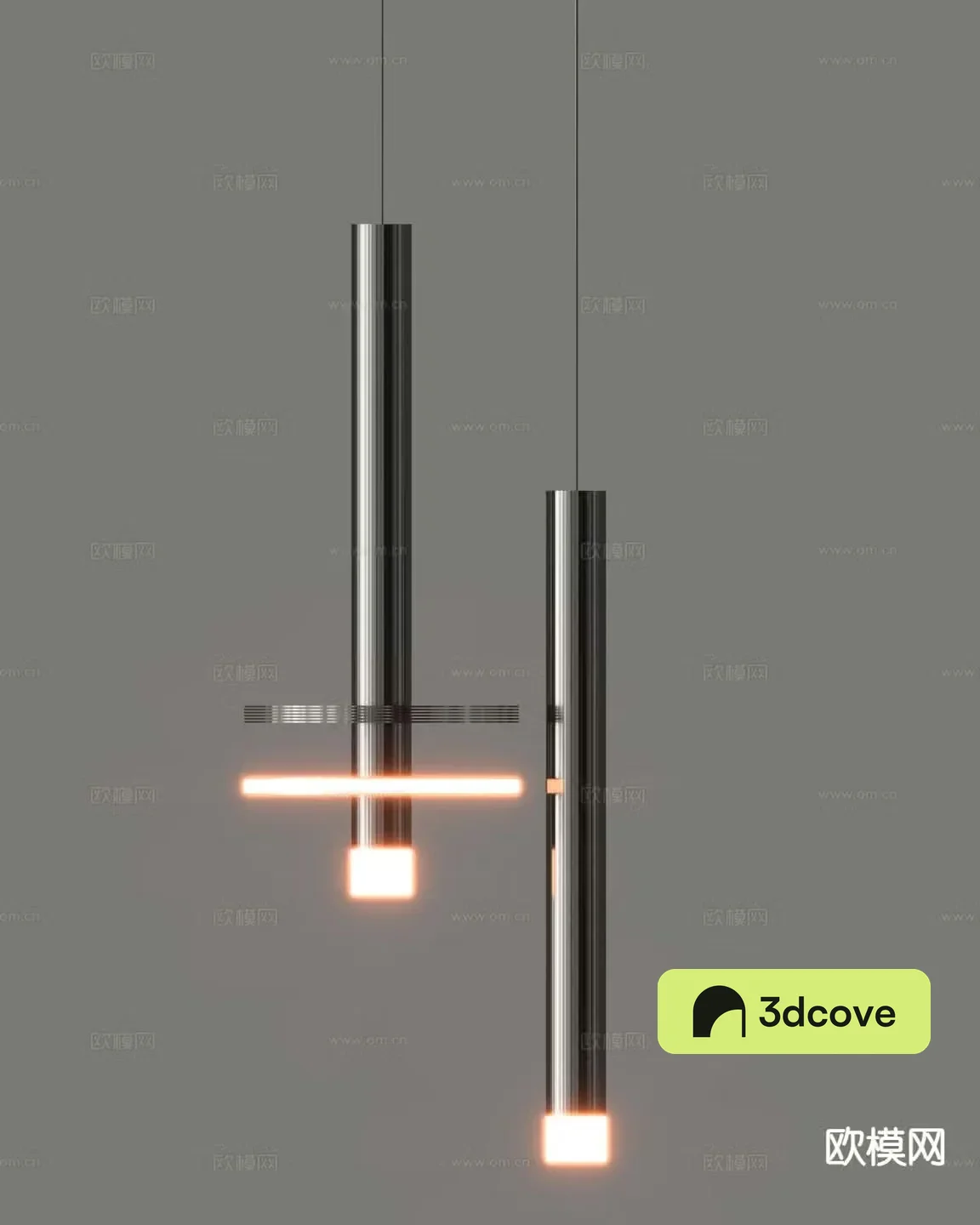 Minimalist chandelier strip chandelier