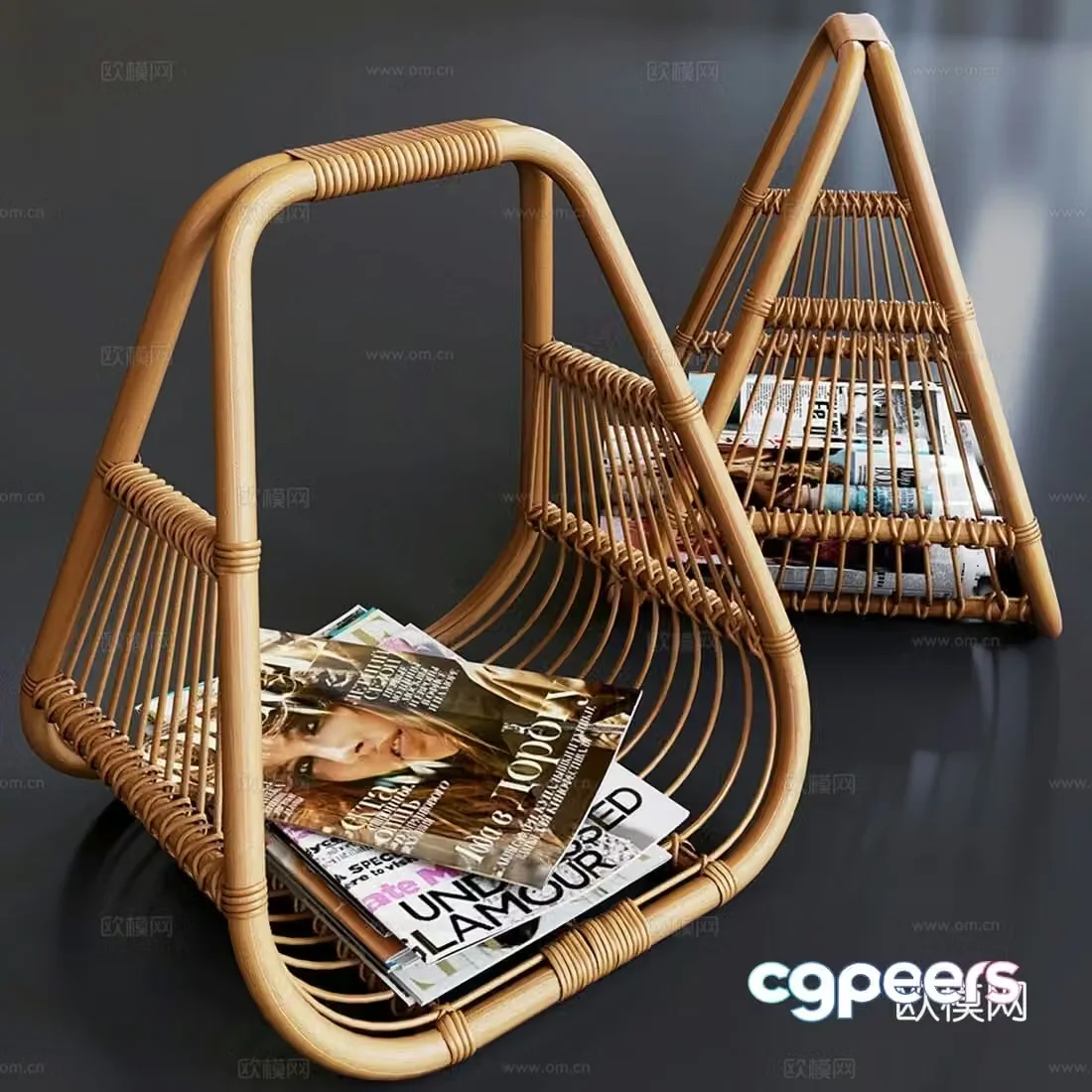 Magazine Blue 3D Model