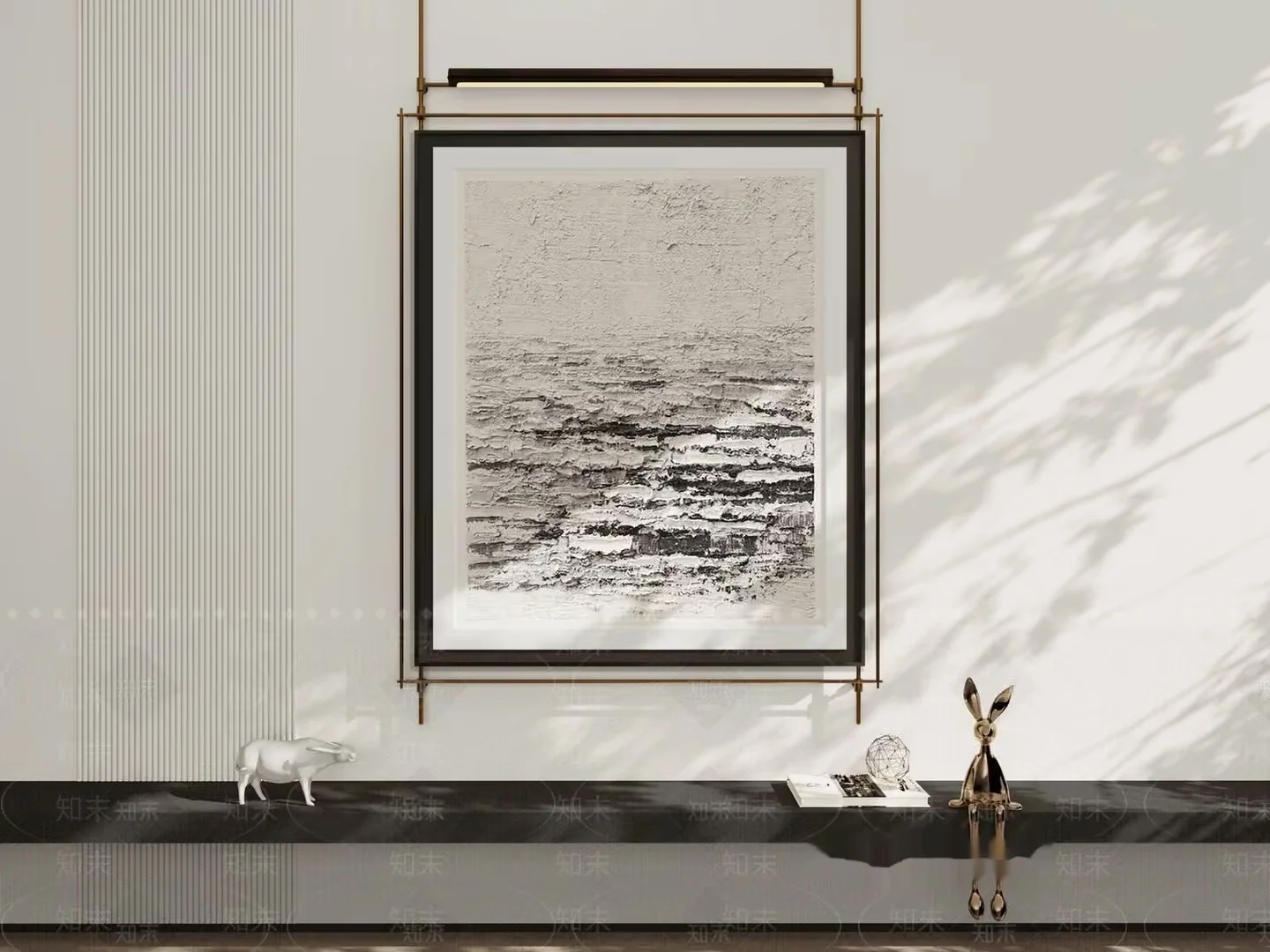 Abstract Art Piece 3D Model – 20117 – VRAY Render