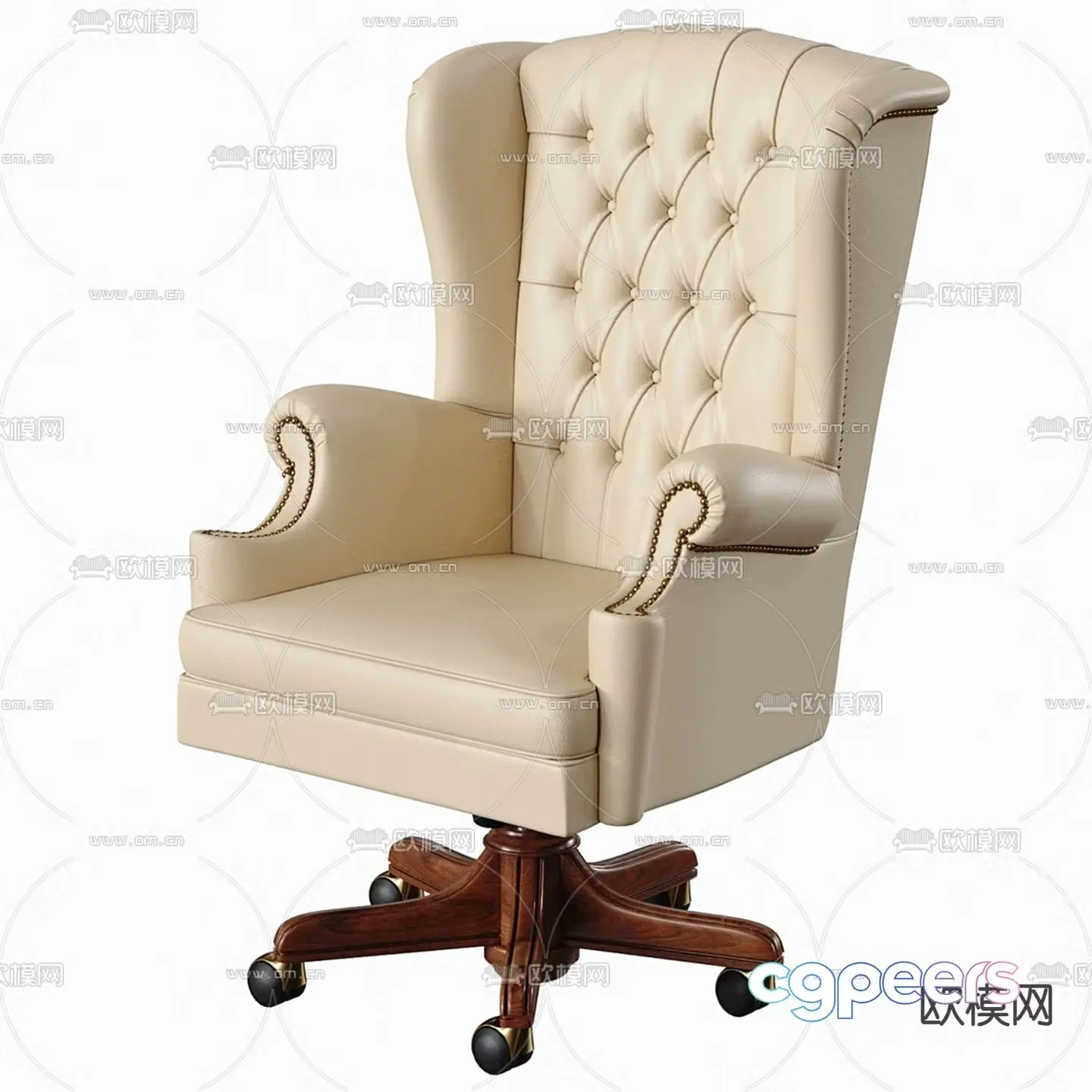 American office chair executive chair boss chair 3D model
