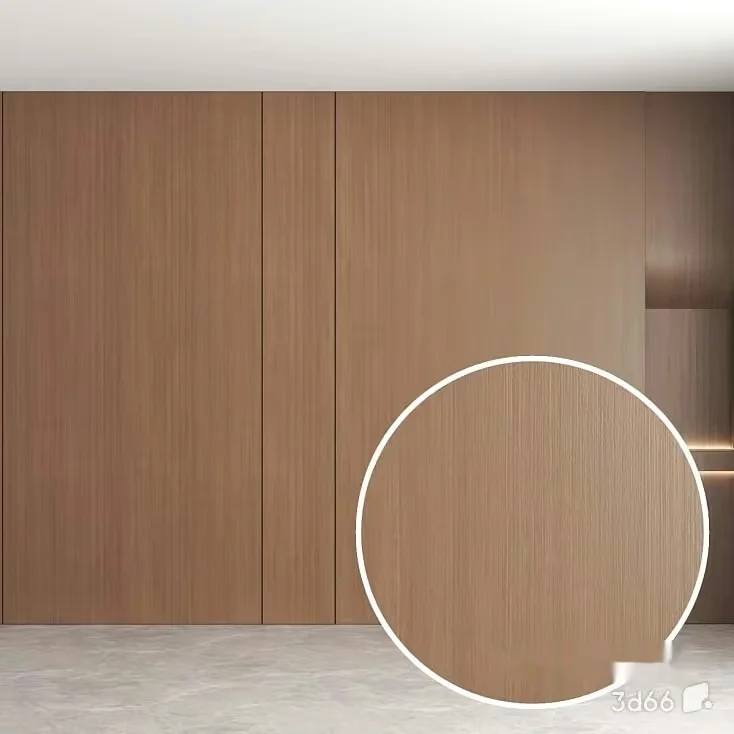 A Wooden Wall With A Circle 3D Model – 22069 – VRAY Render