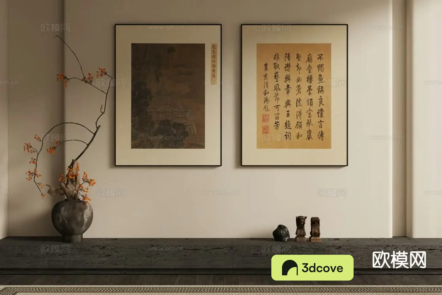 New Chinese style ink painting decorative painting