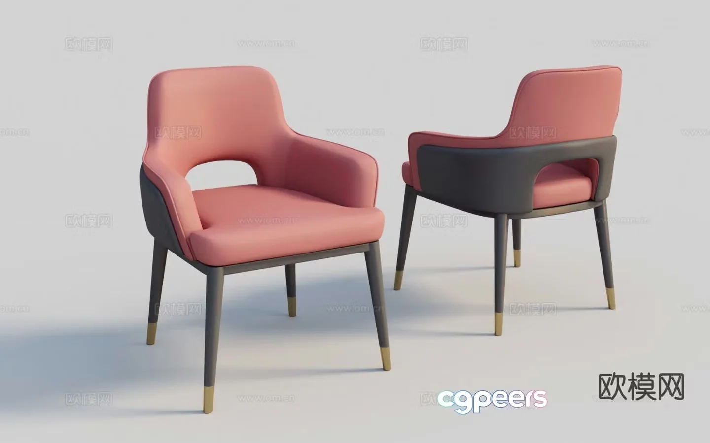 Chair Single Chair Dining Chair Leisure Chair 3d model