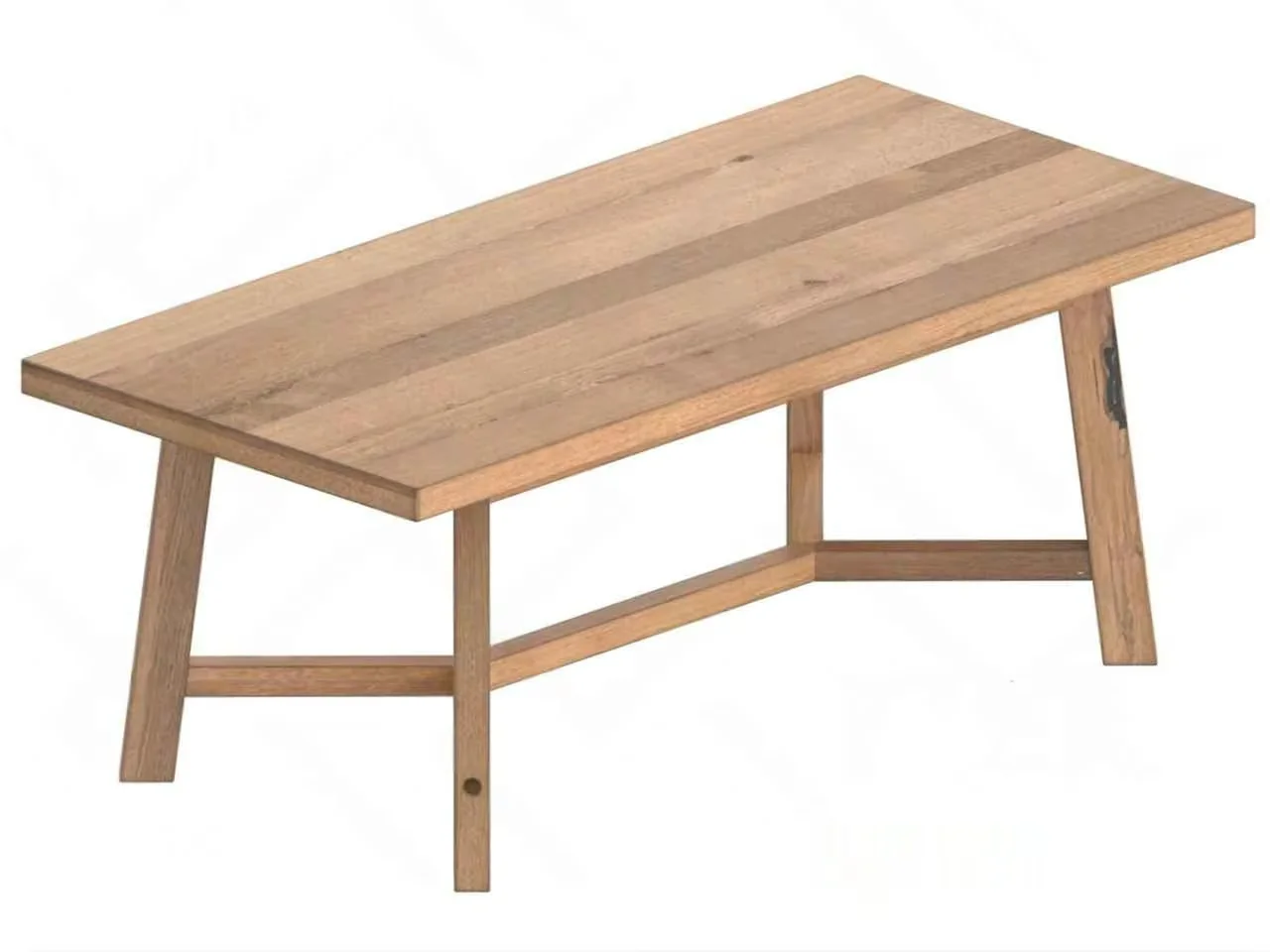 A Simple Wooden Table 3D Model – 837 – VRAY Render