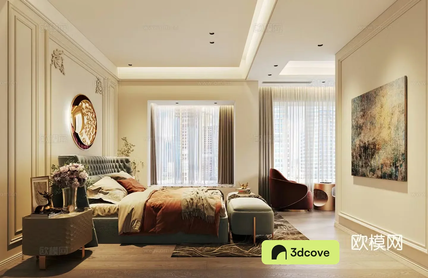 French bedroom