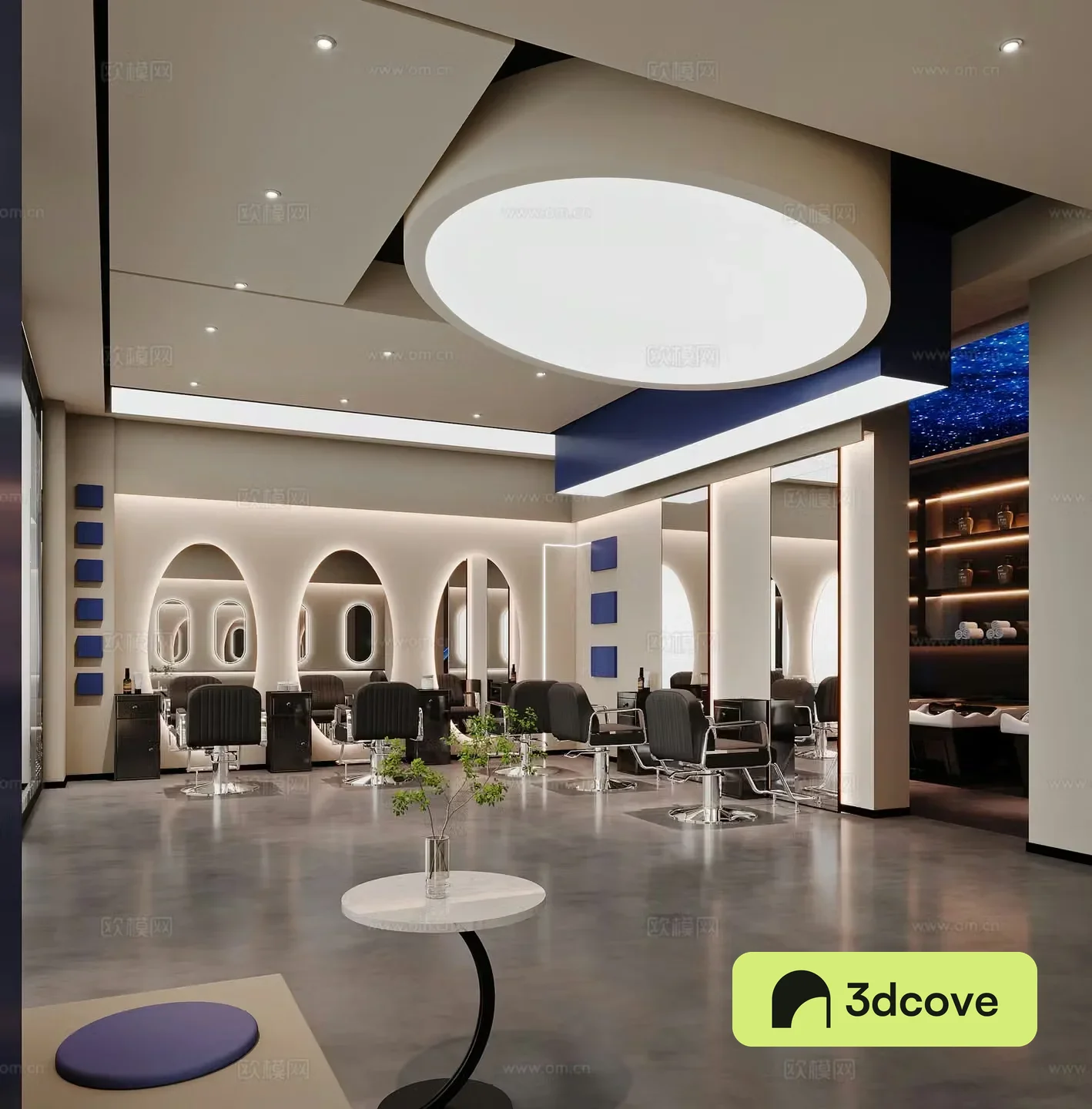 Modern barber shop