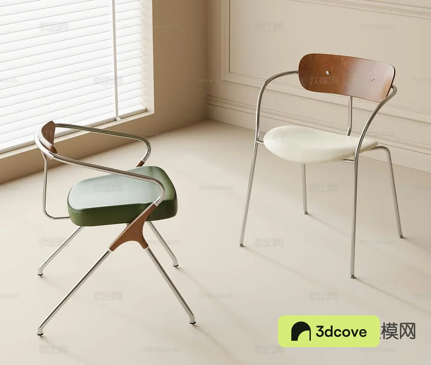 Modern dining chair single chair leisure chair