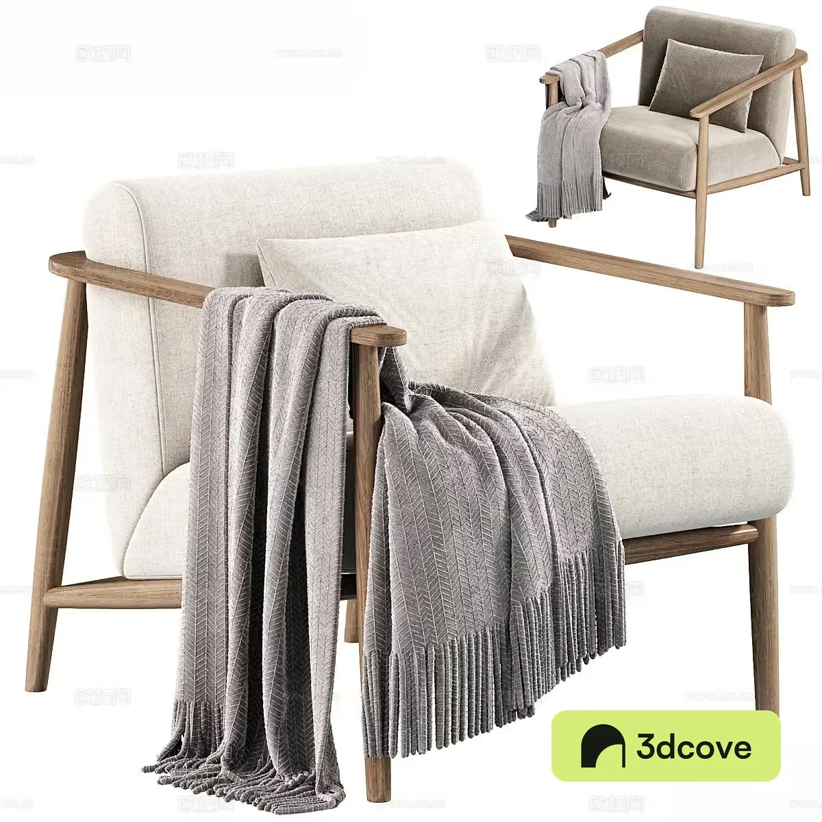 New Chinese armchair