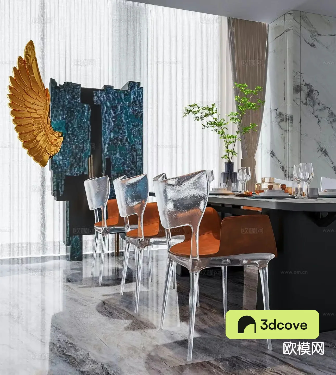 Zheng Shiliang Design Light Luxury Restaurant