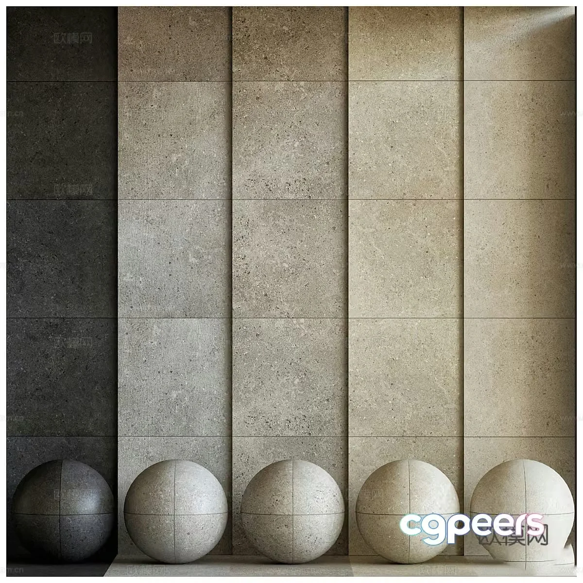 Terrazzo Antique Brick 3D Model