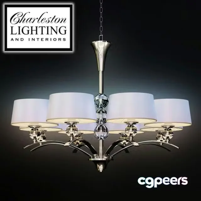 3ds Max Free – Chandelier Charleston lighting 489066