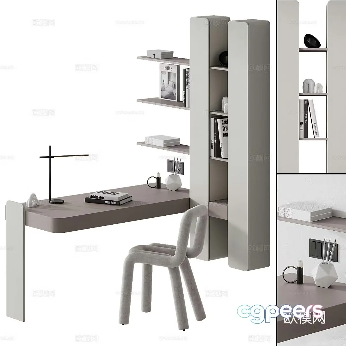 Desk 3d model