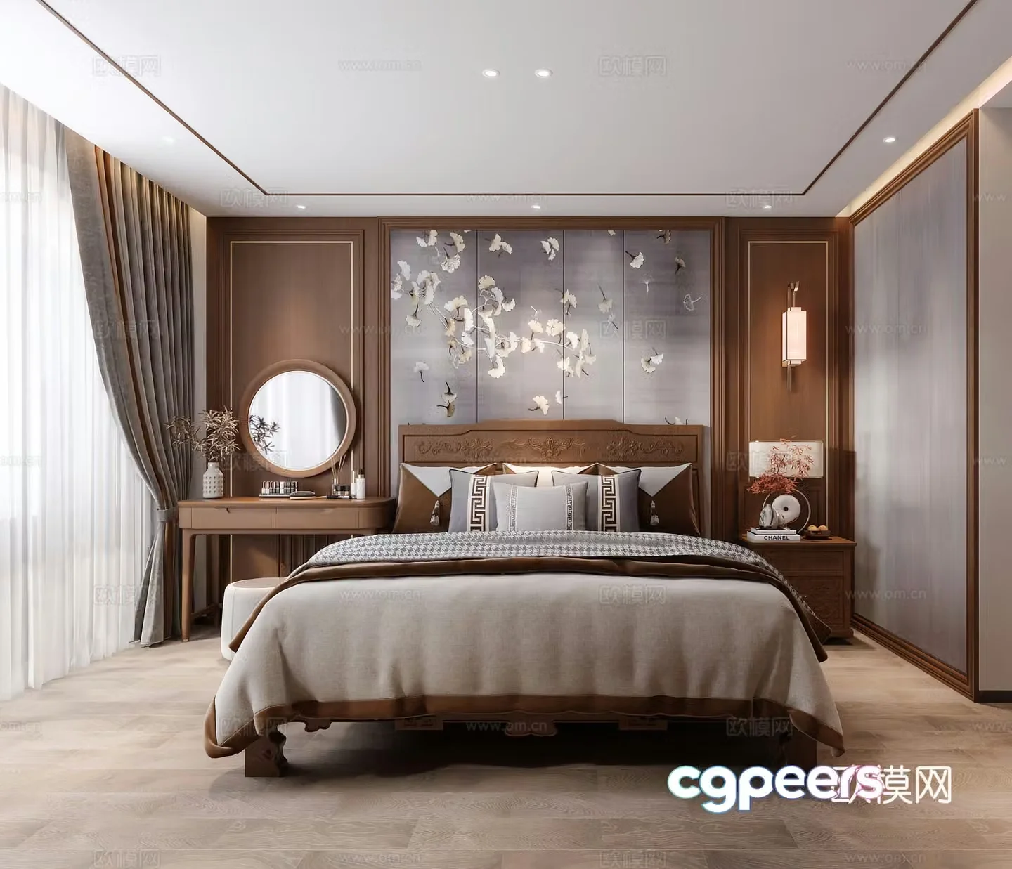 Elderly room master bedroom elder room 3d model